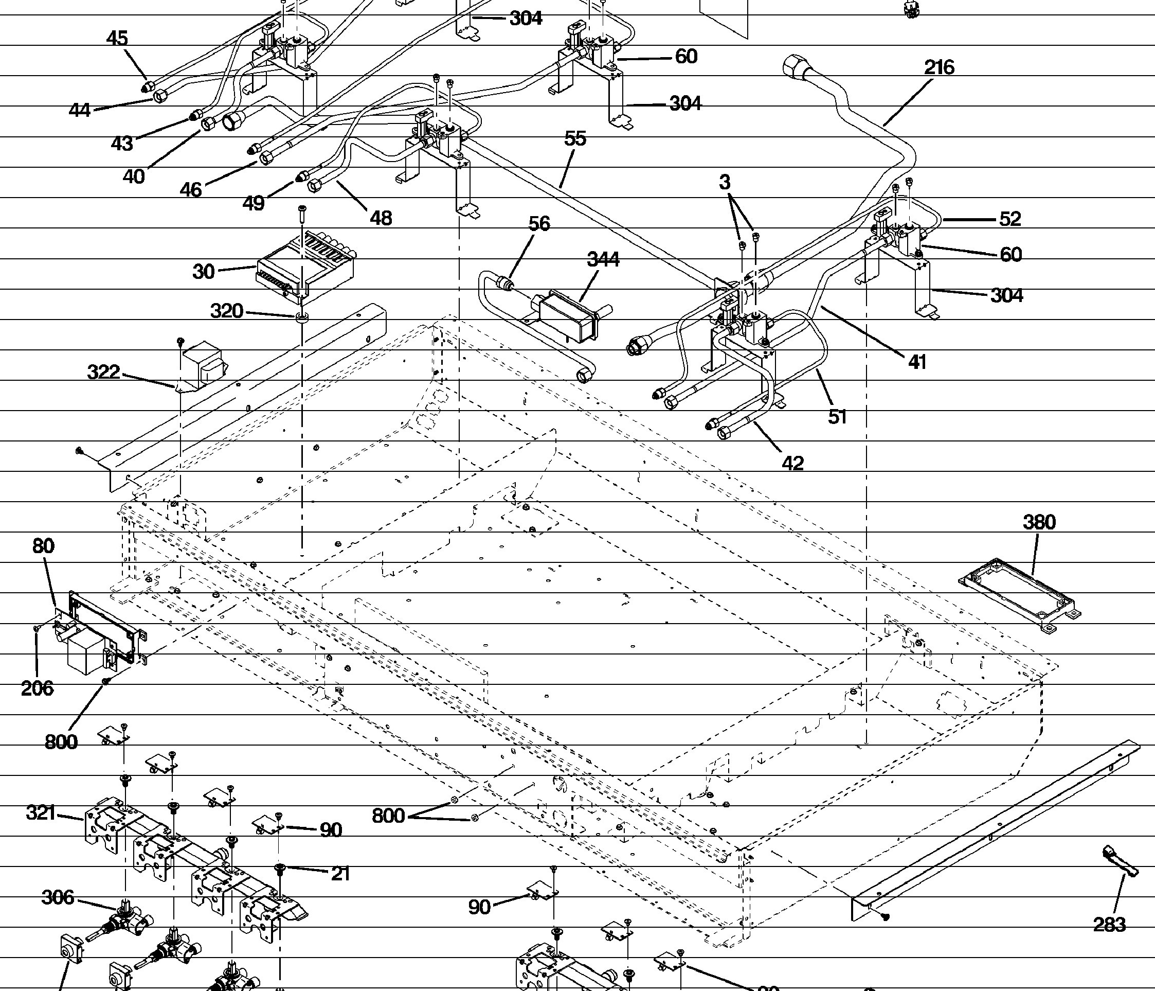 ZDP486NRP3SS Exploded View 1 appliance exploded-view parts diagram