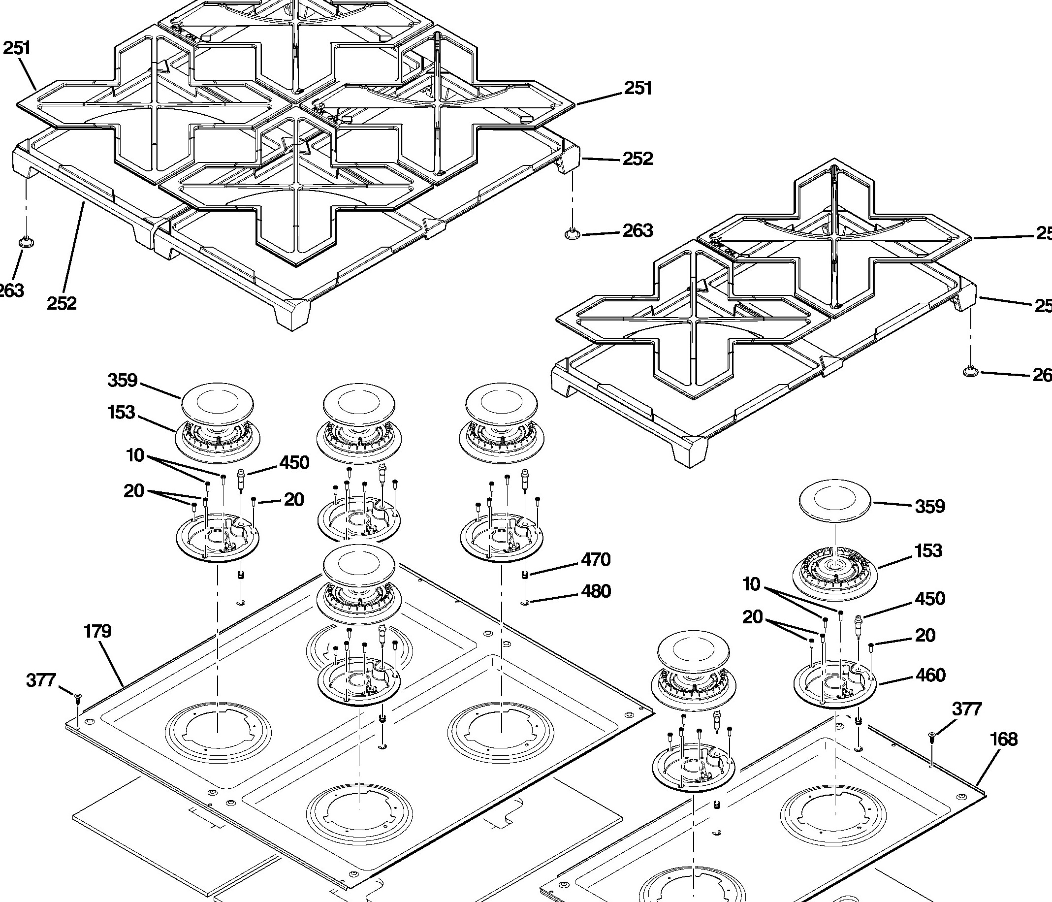 ZDP486NRP3SS Exploded View 7 appliance exploded-view parts diagram