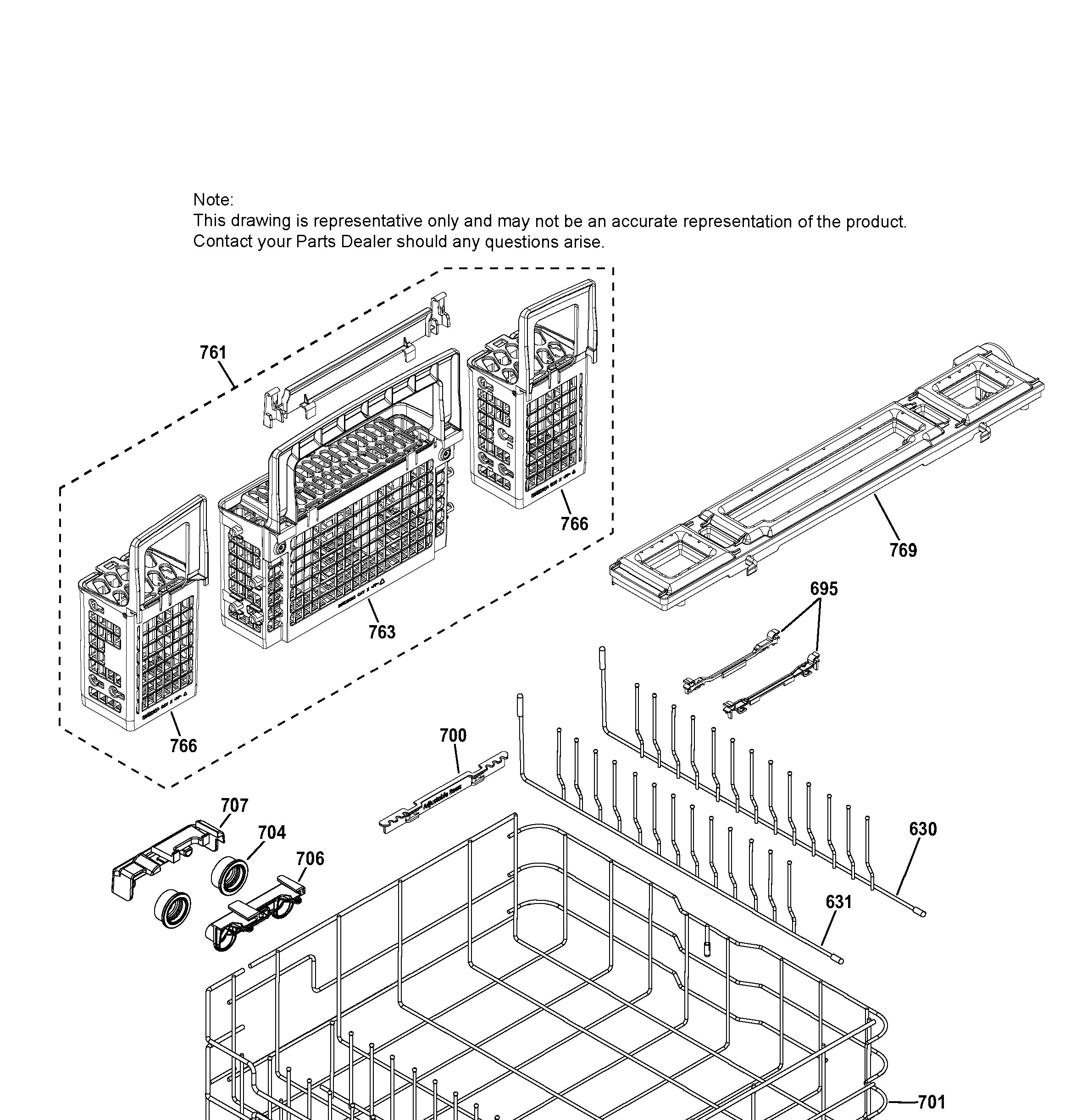 ZDT915SSJ2SS Exploded View 5 appliance exploded-view parts diagram