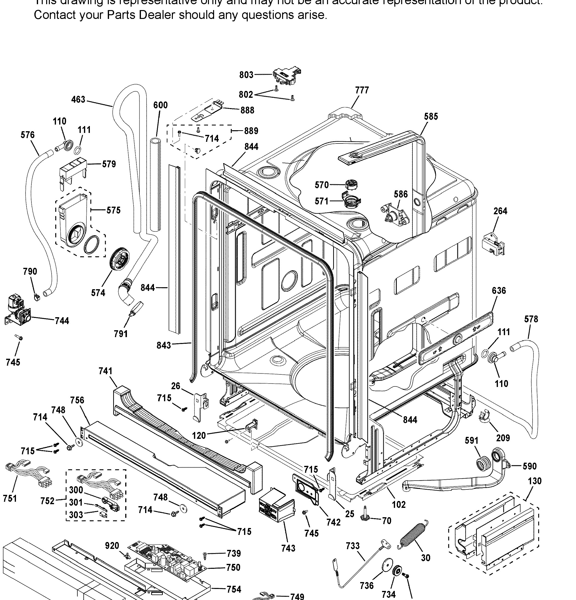 ZDT975SSJ2SS Exploded View 2 appliance exploded-view parts diagram