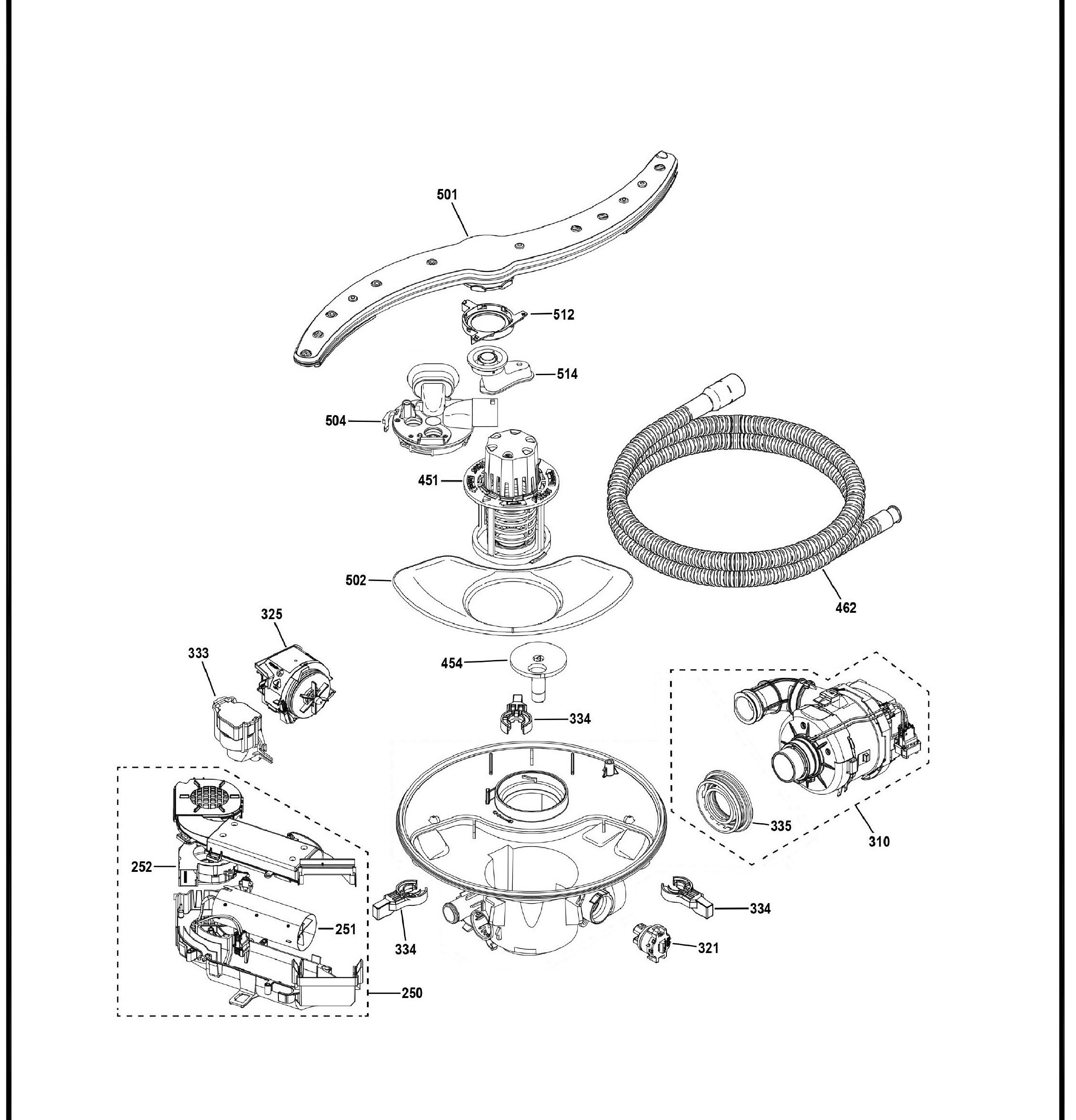 ZDT985SSN3SS Exploded View 7 appliance exploded-view parts diagram