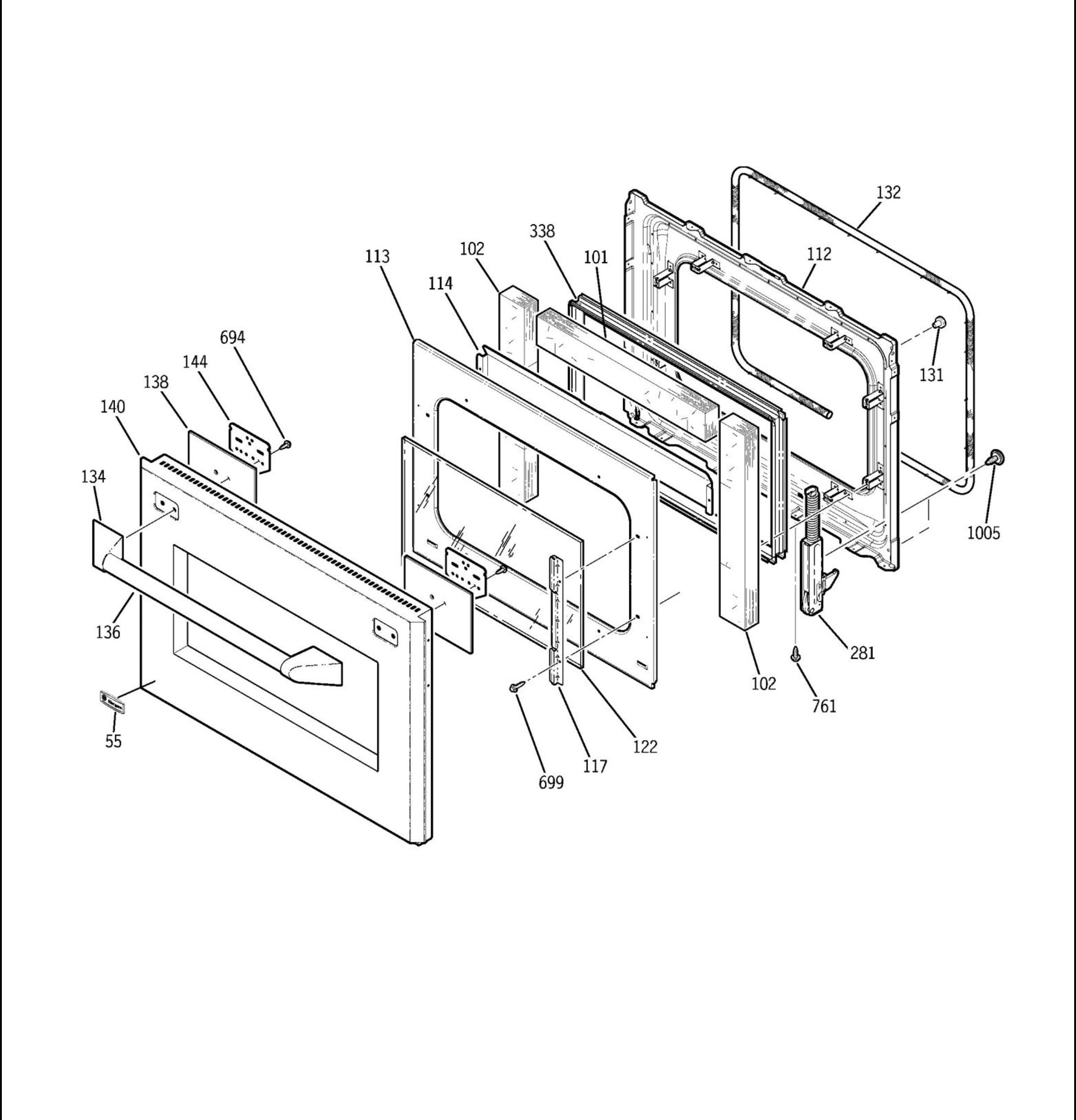 ZET1PM2SS Exploded View 3 appliance exploded-view parts diagram