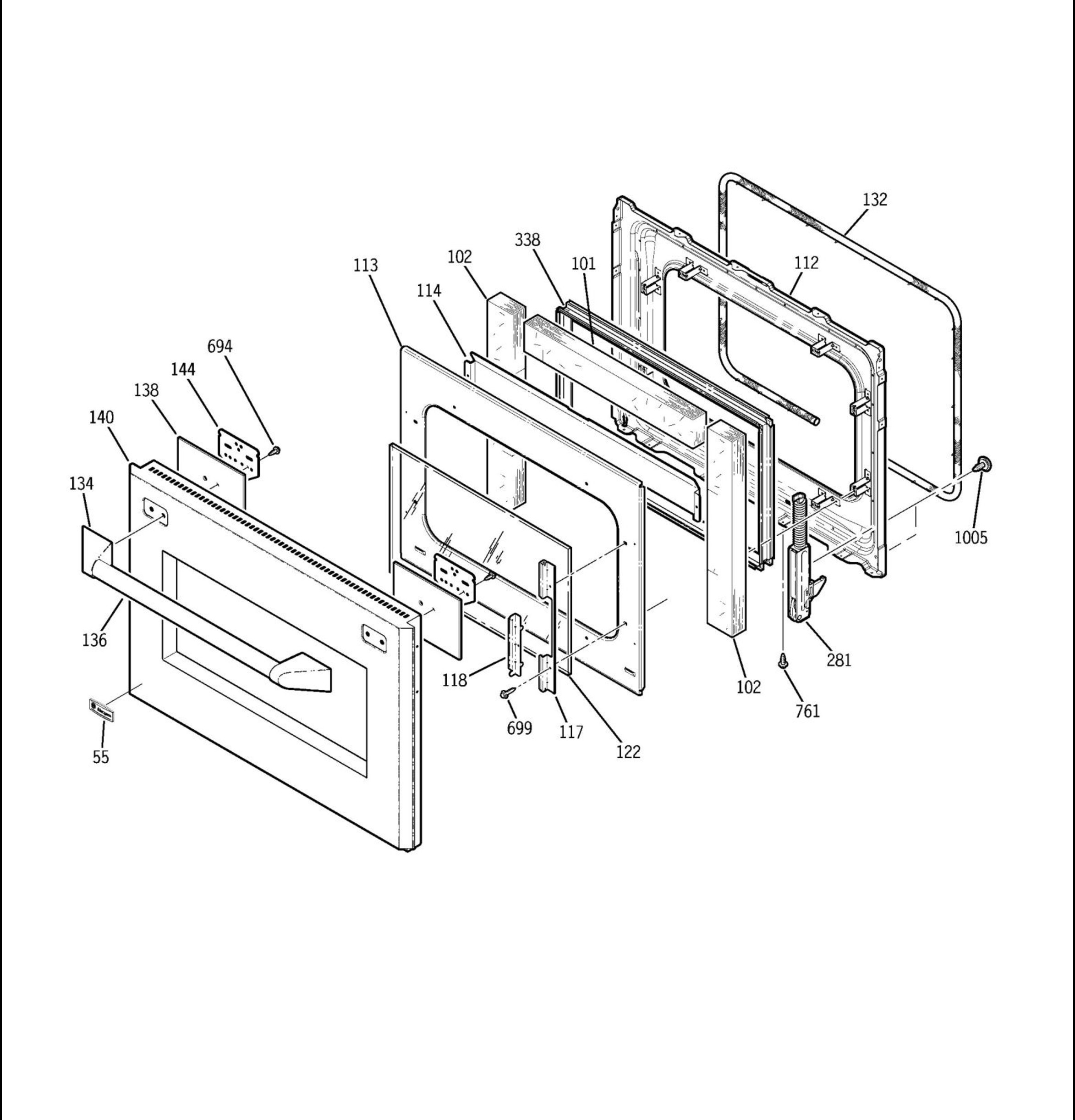 ZET1PM4SS Exploded View 3 appliance exploded-view parts diagram