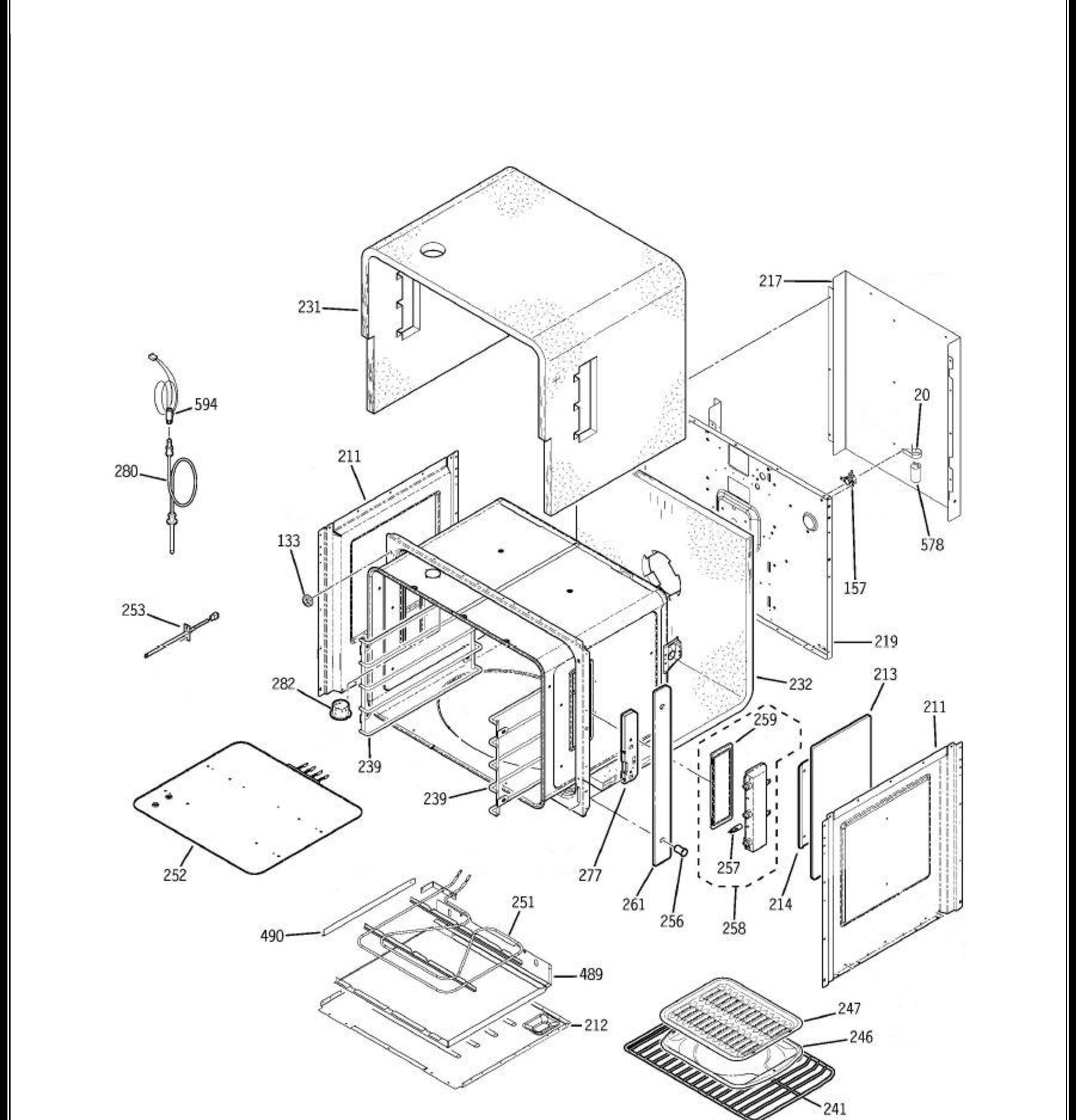 ZET2PM2SS Exploded View 7 appliance exploded-view parts diagram
