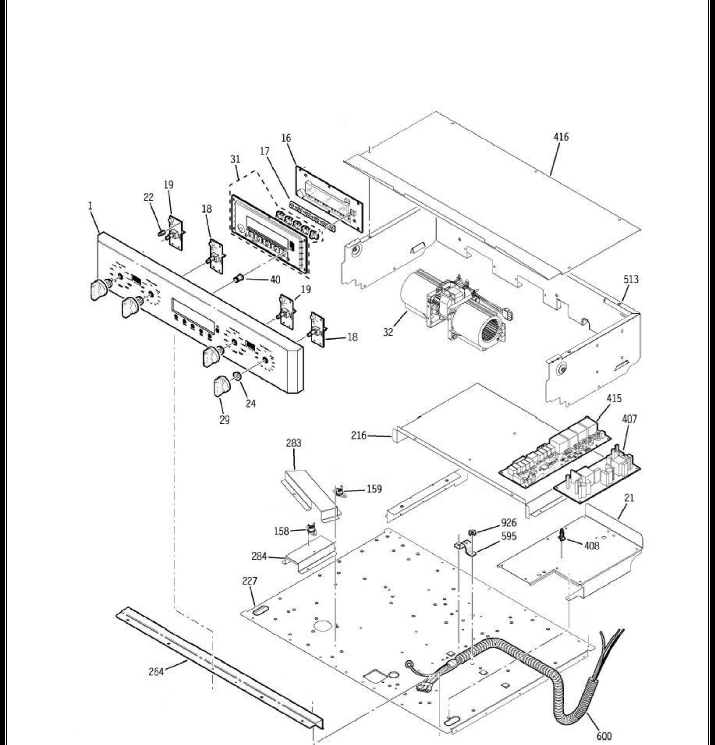 ZET2PM2SS Exploded View 2 appliance exploded-view parts diagram