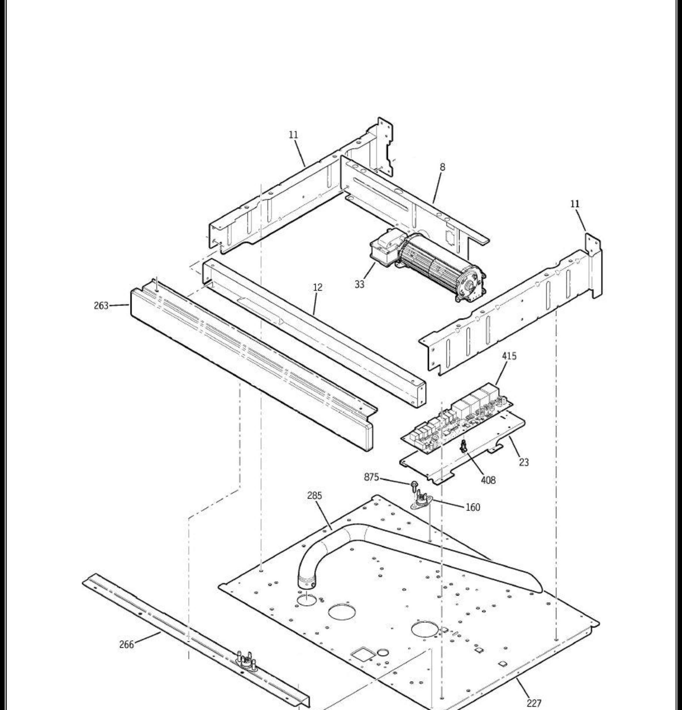 ZET2PM2SS Exploded View 1 appliance exploded-view parts diagram