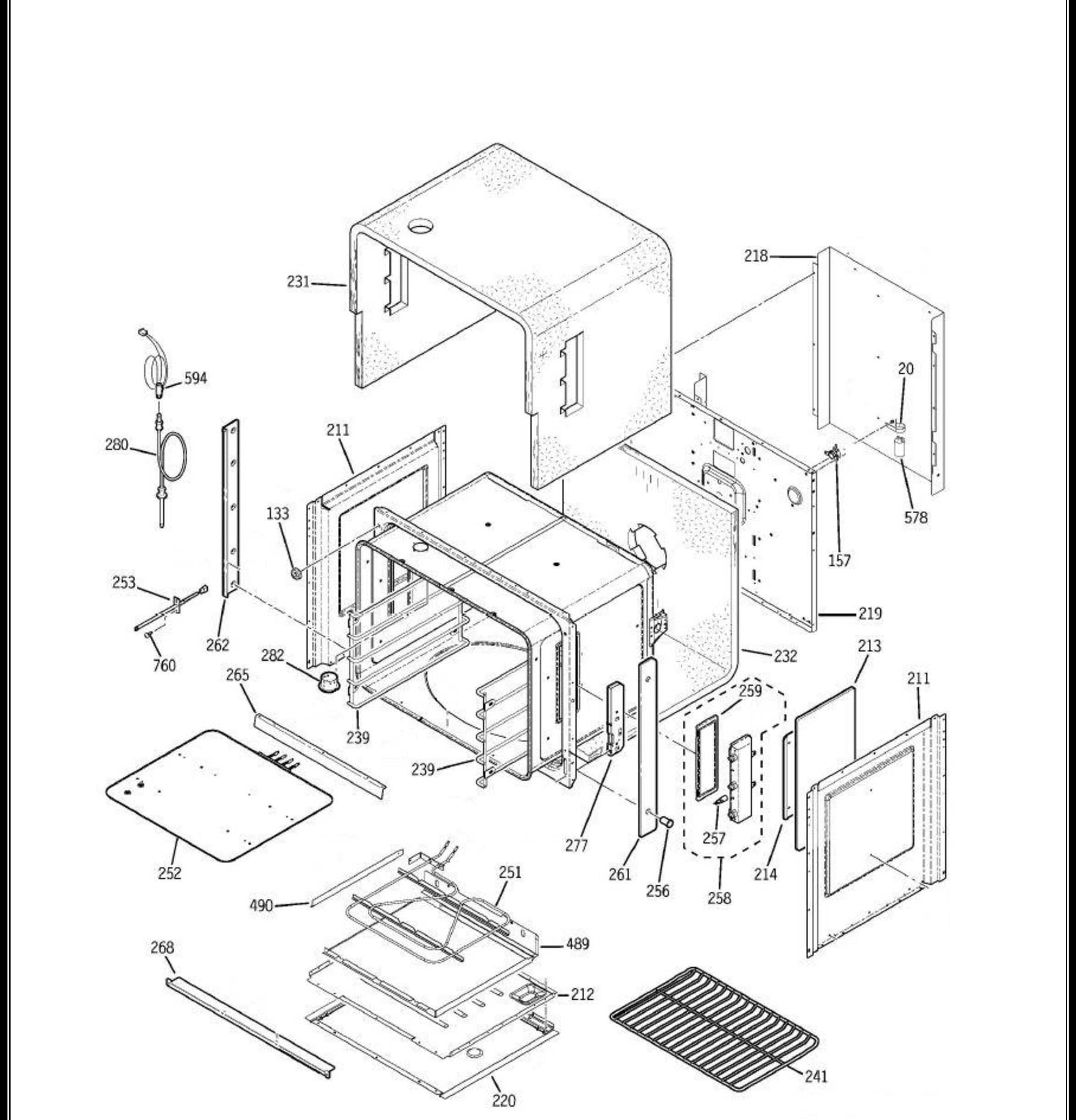 ZET2PM2SS Exploded View 6 appliance exploded-view parts diagram