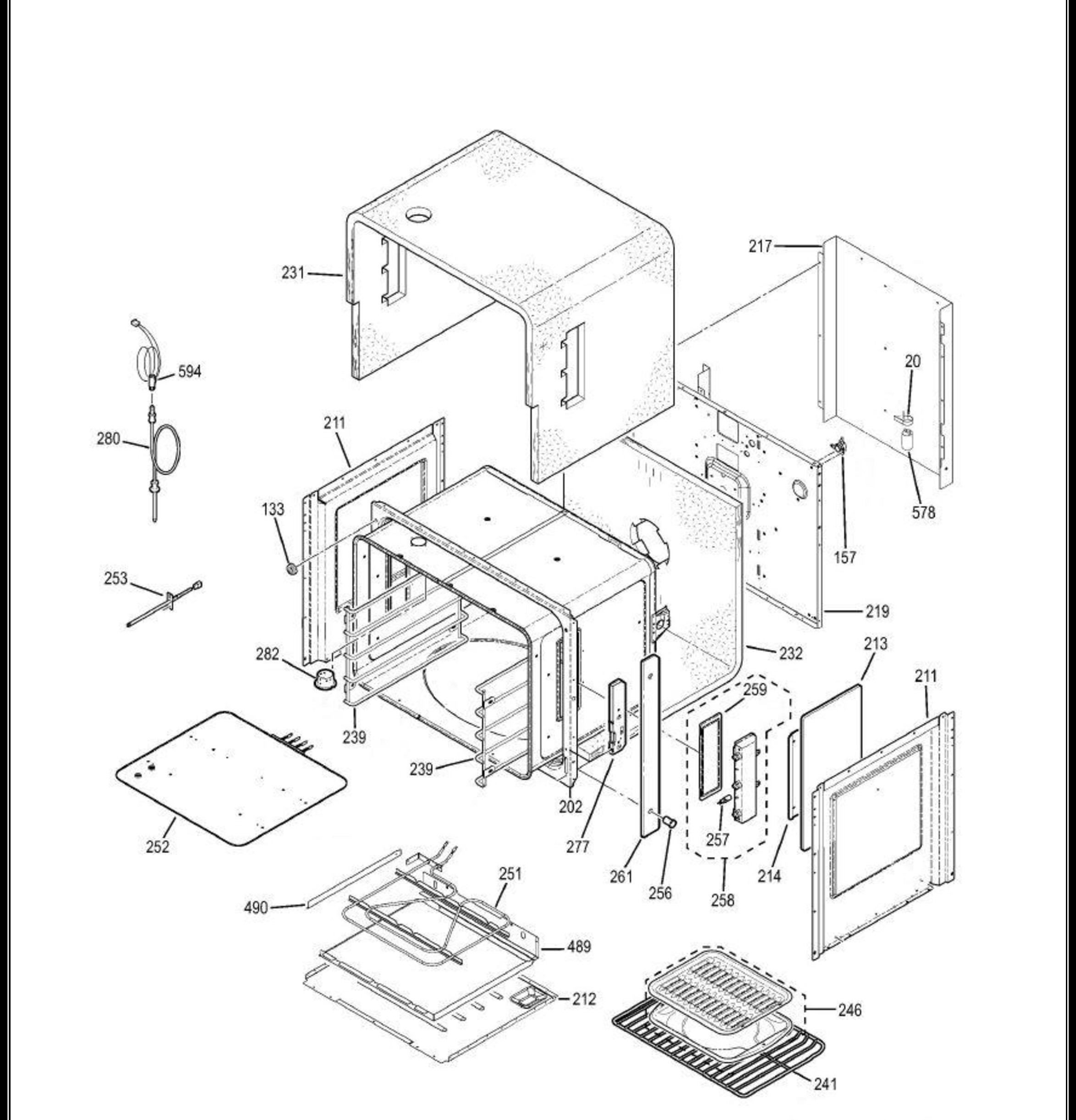 ZET2PM3SS Exploded View 2 appliance exploded-view parts diagram