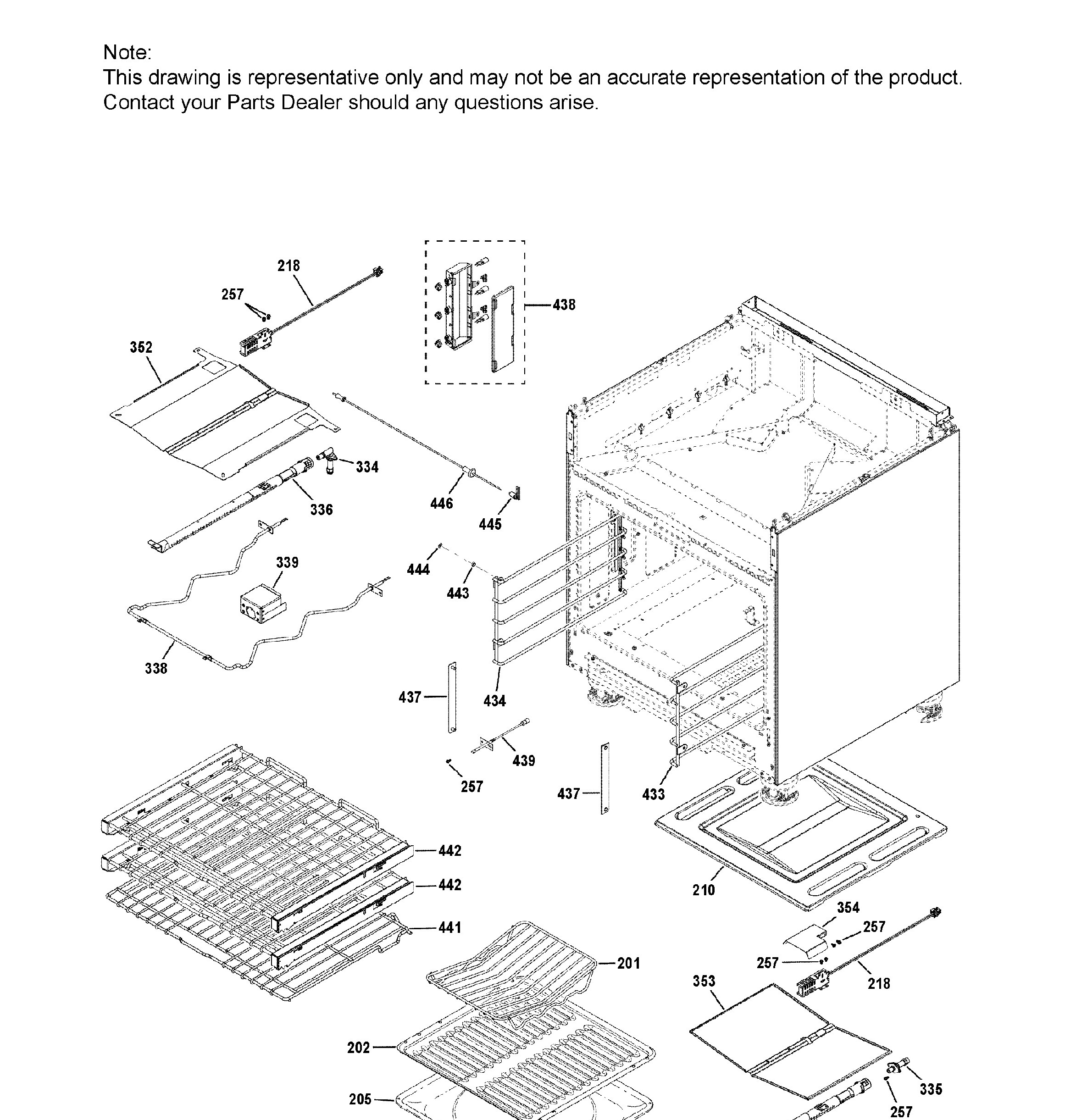 ZGP304NT1SS Exploded View 5 appliance exploded-view parts diagram