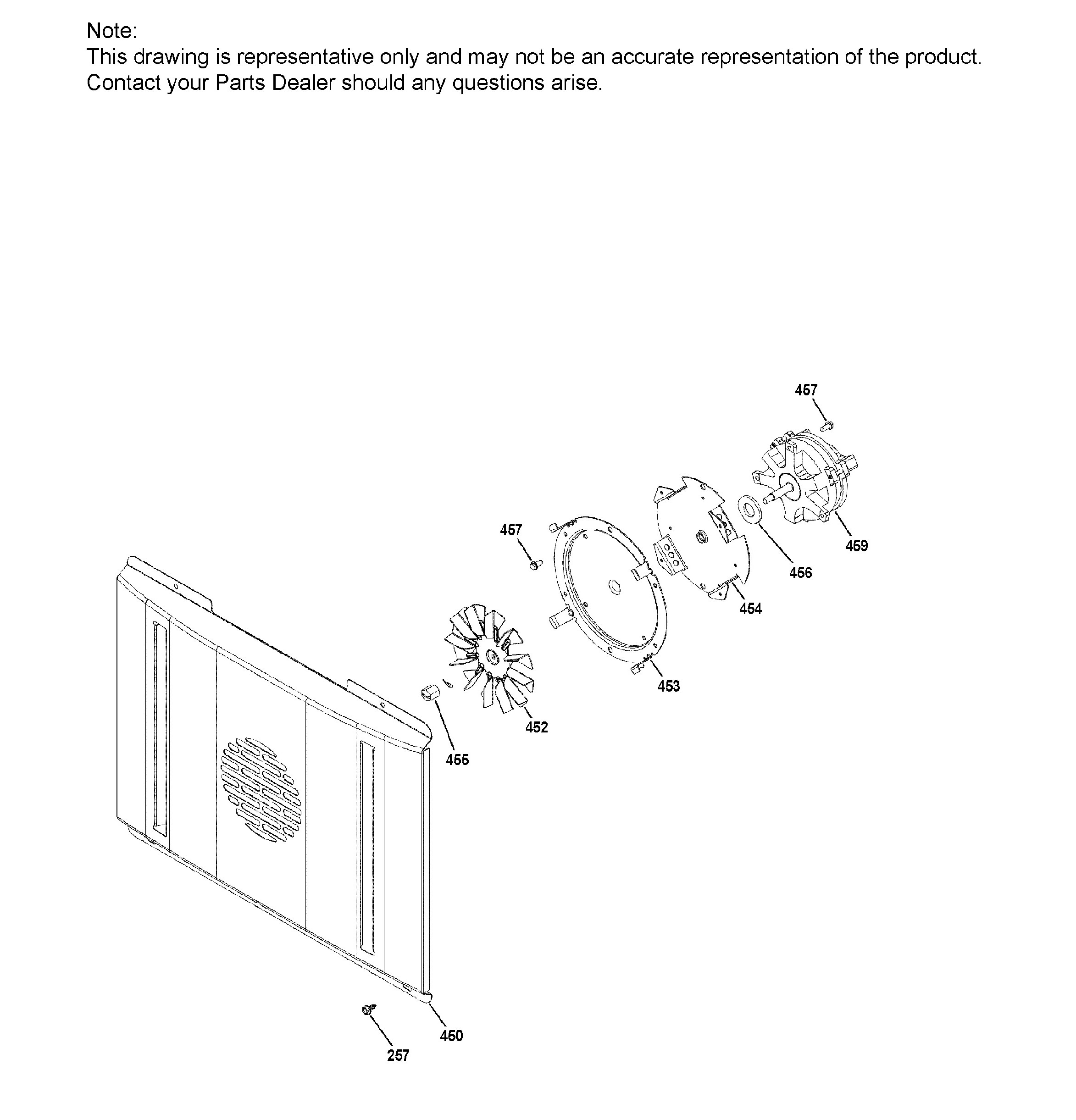ZGP304NT1SS Exploded View 8 appliance exploded-view parts diagram