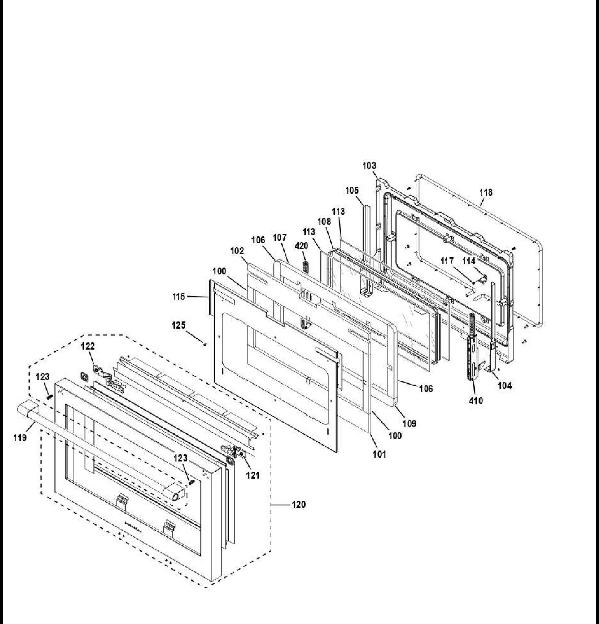 ZGP364NDT1SS Exploded View 10 appliance exploded-view parts diagram