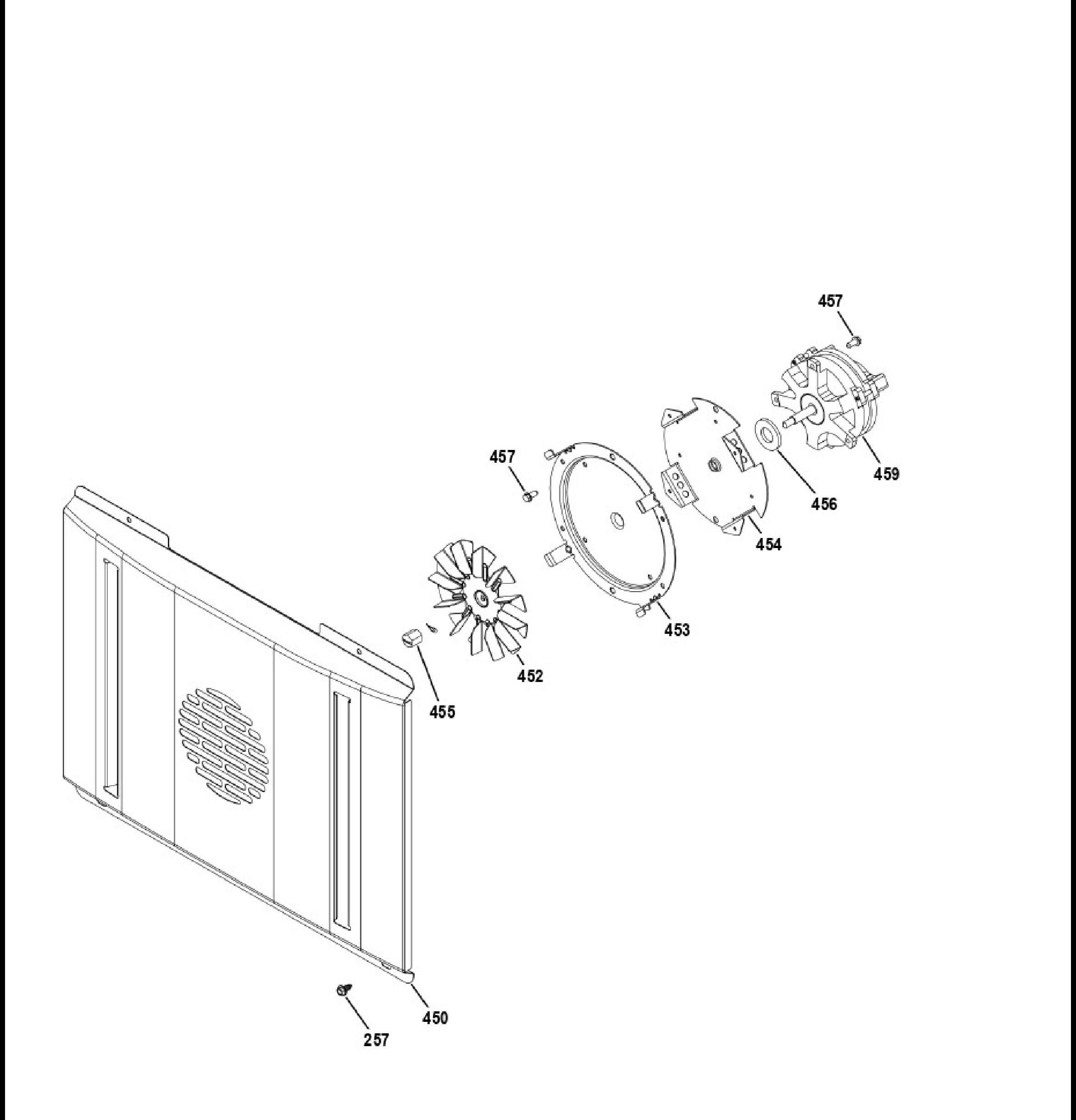 ZGP364NDT2SS Exploded View 9 appliance exploded-view parts diagram