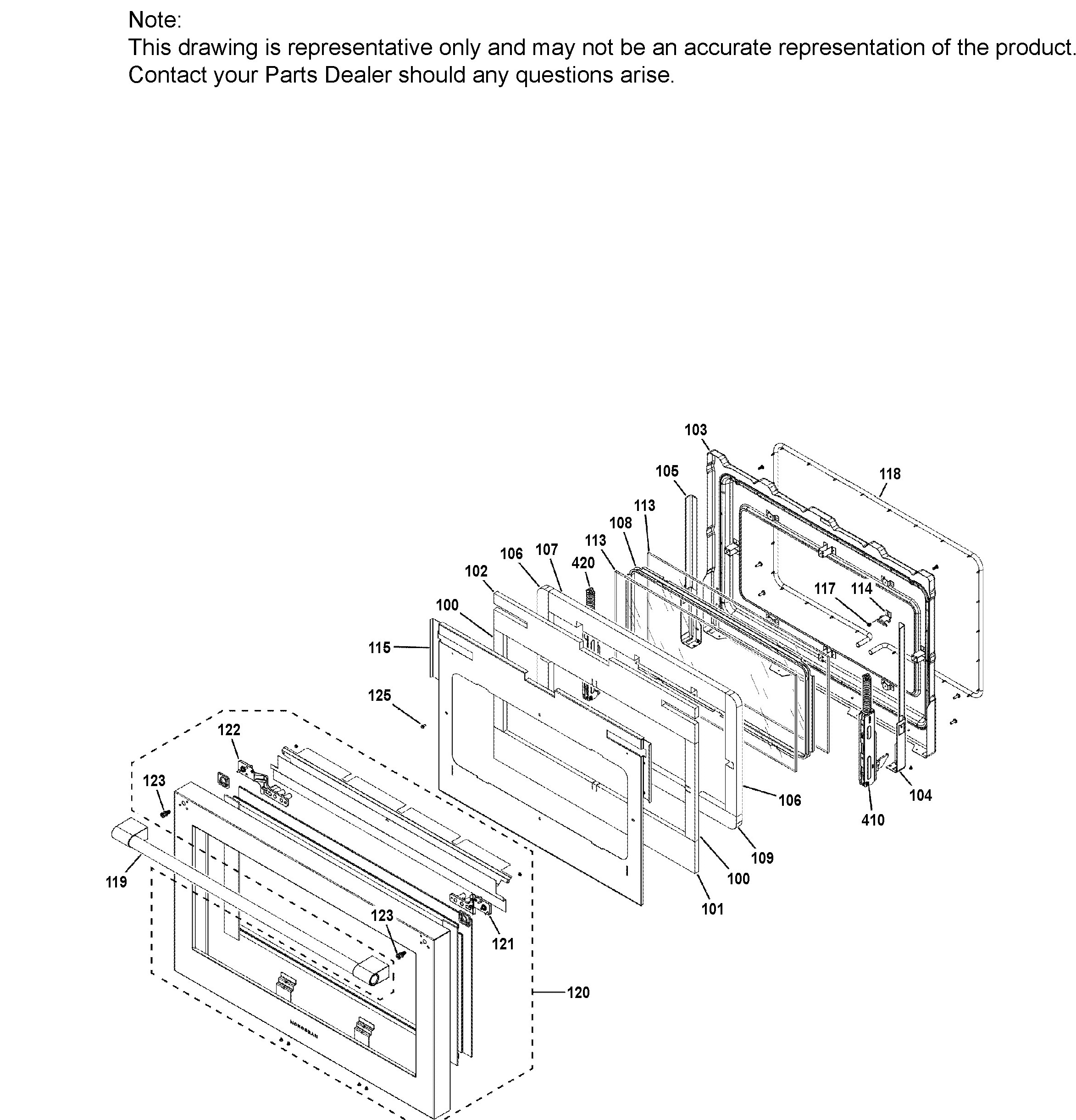 ZGP366NT1SS Exploded View 6 appliance exploded-view parts diagram