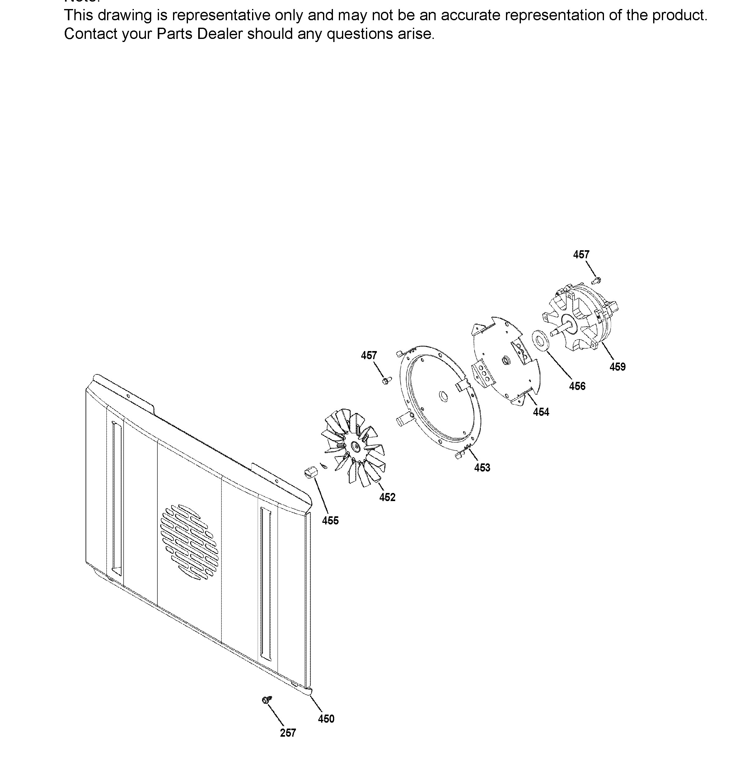 ZGP366NT1SS Exploded View 8 appliance exploded-view parts diagram