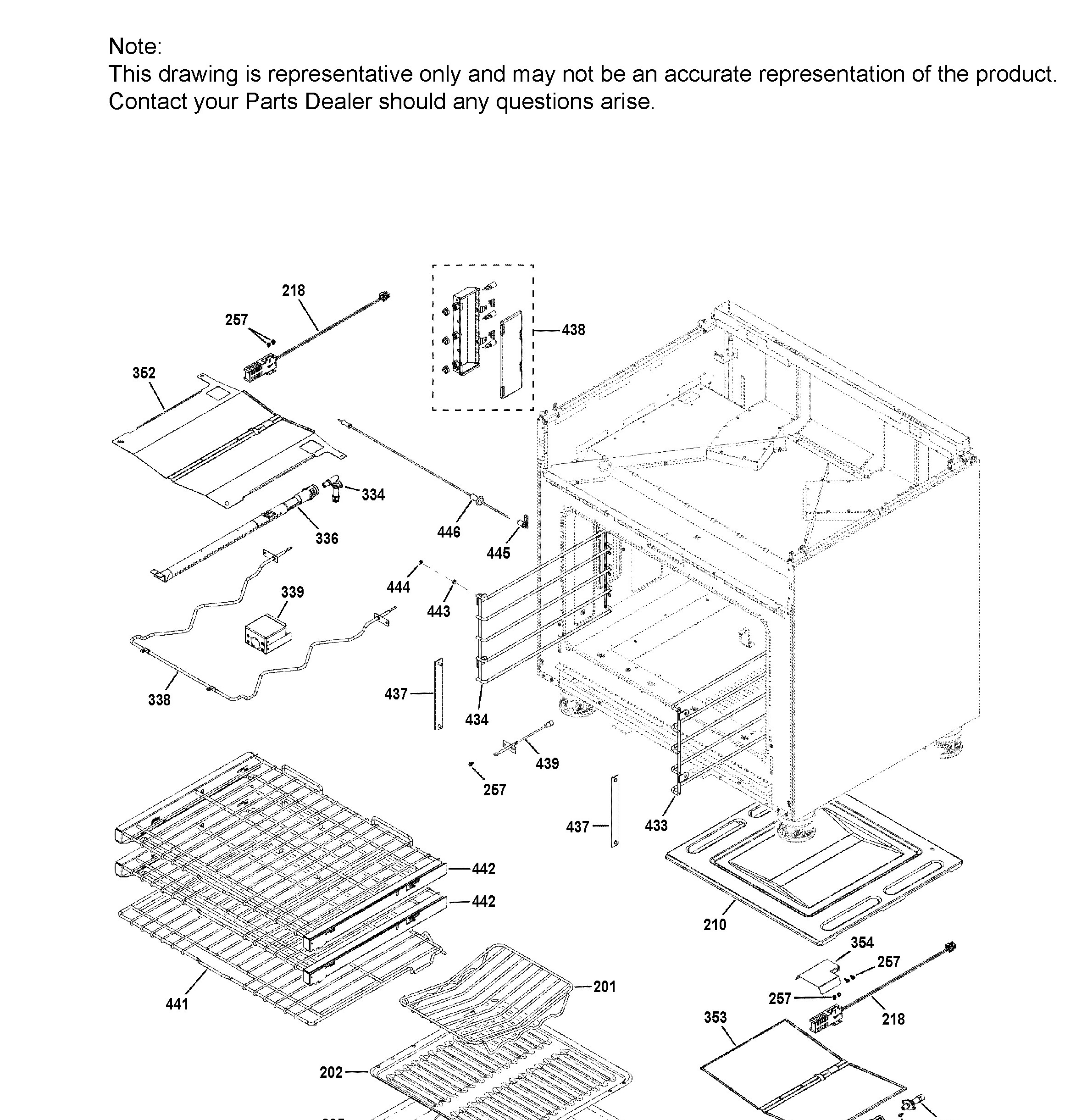ZGP366NT1SS Exploded View 5 appliance exploded-view parts diagram