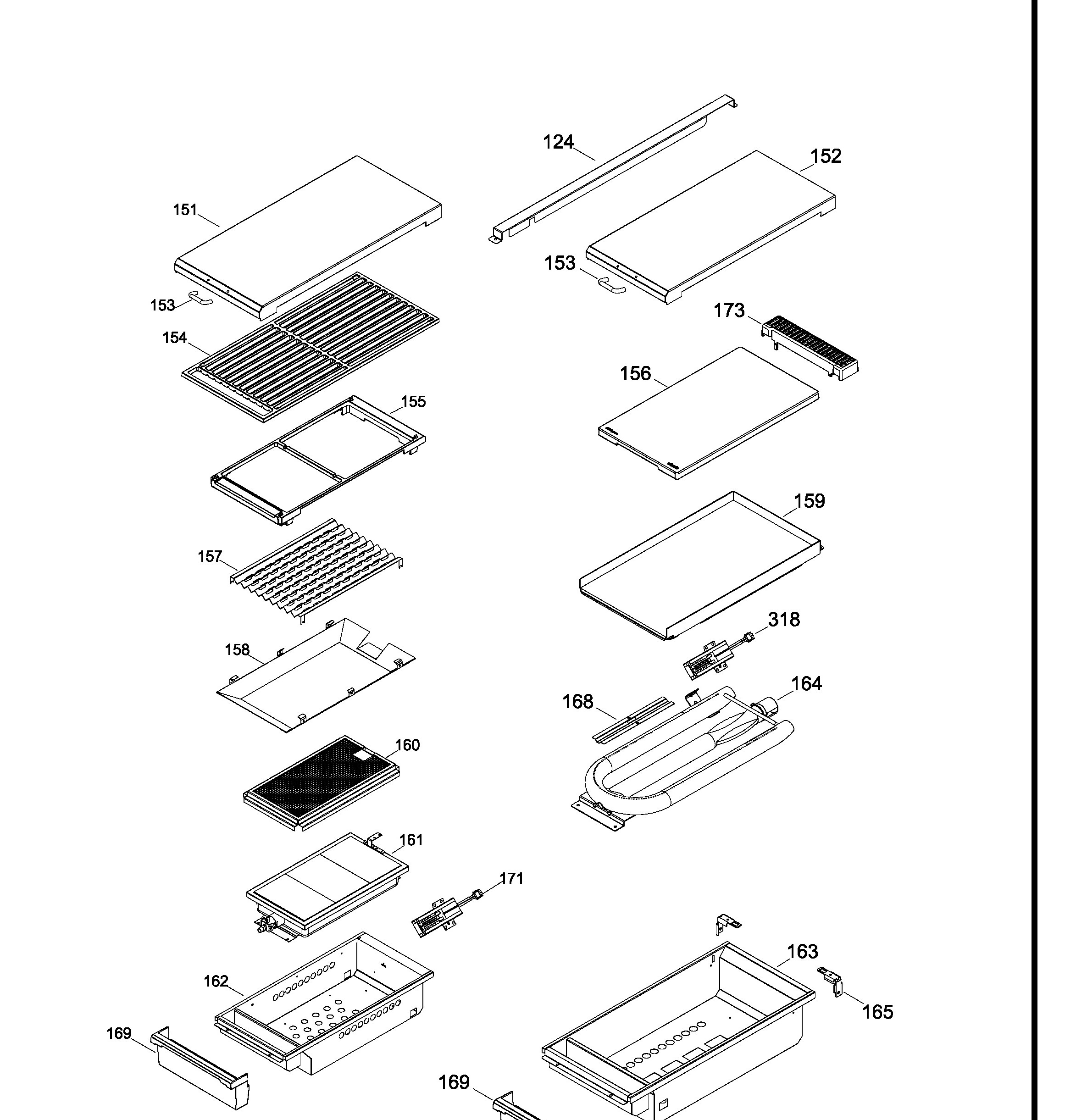 ZGP484NGR2SS Exploded View 2 appliance exploded-view parts diagram