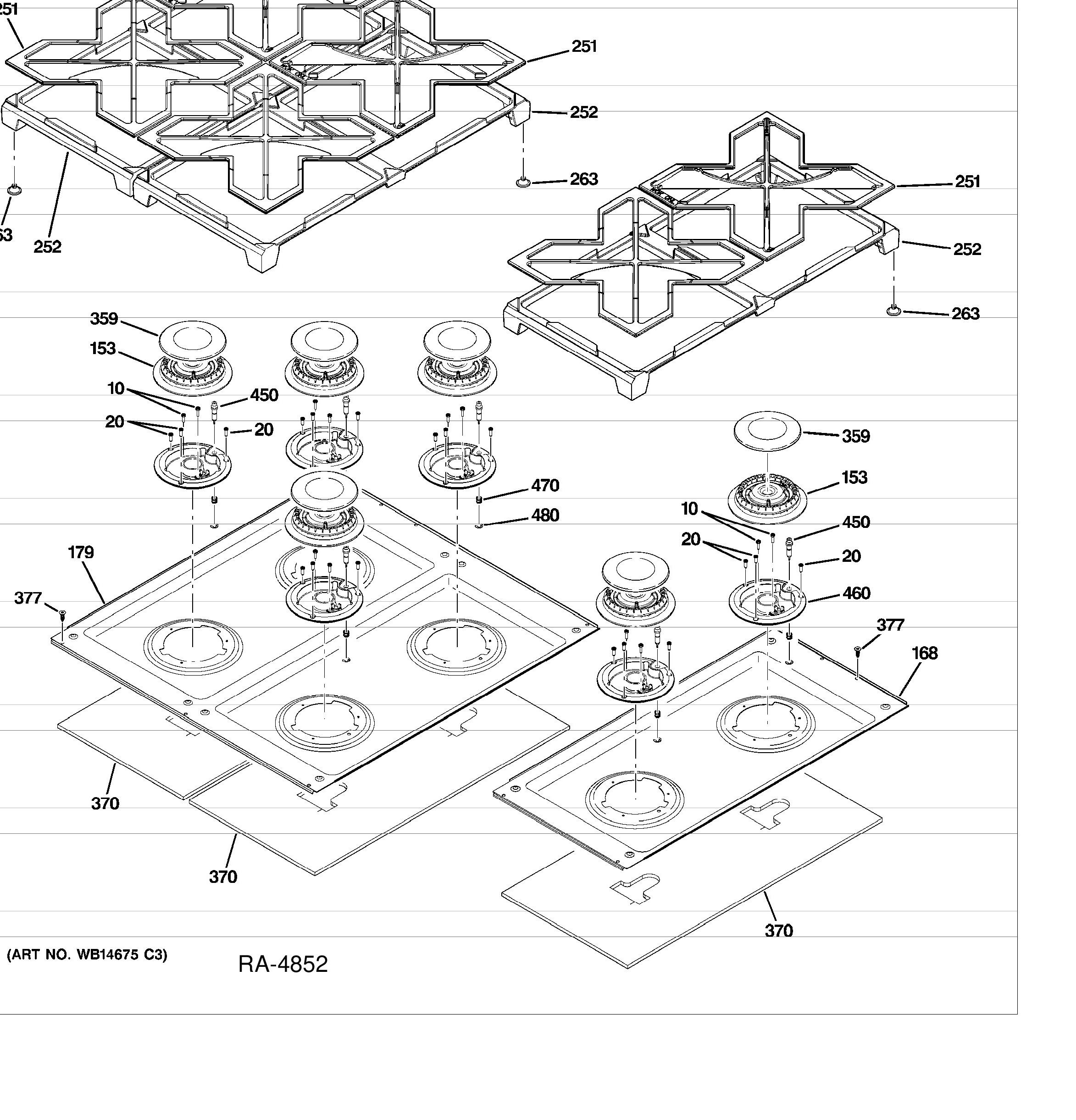 ZGP486NDR1SS Exploded View 7 appliance exploded-view parts diagram