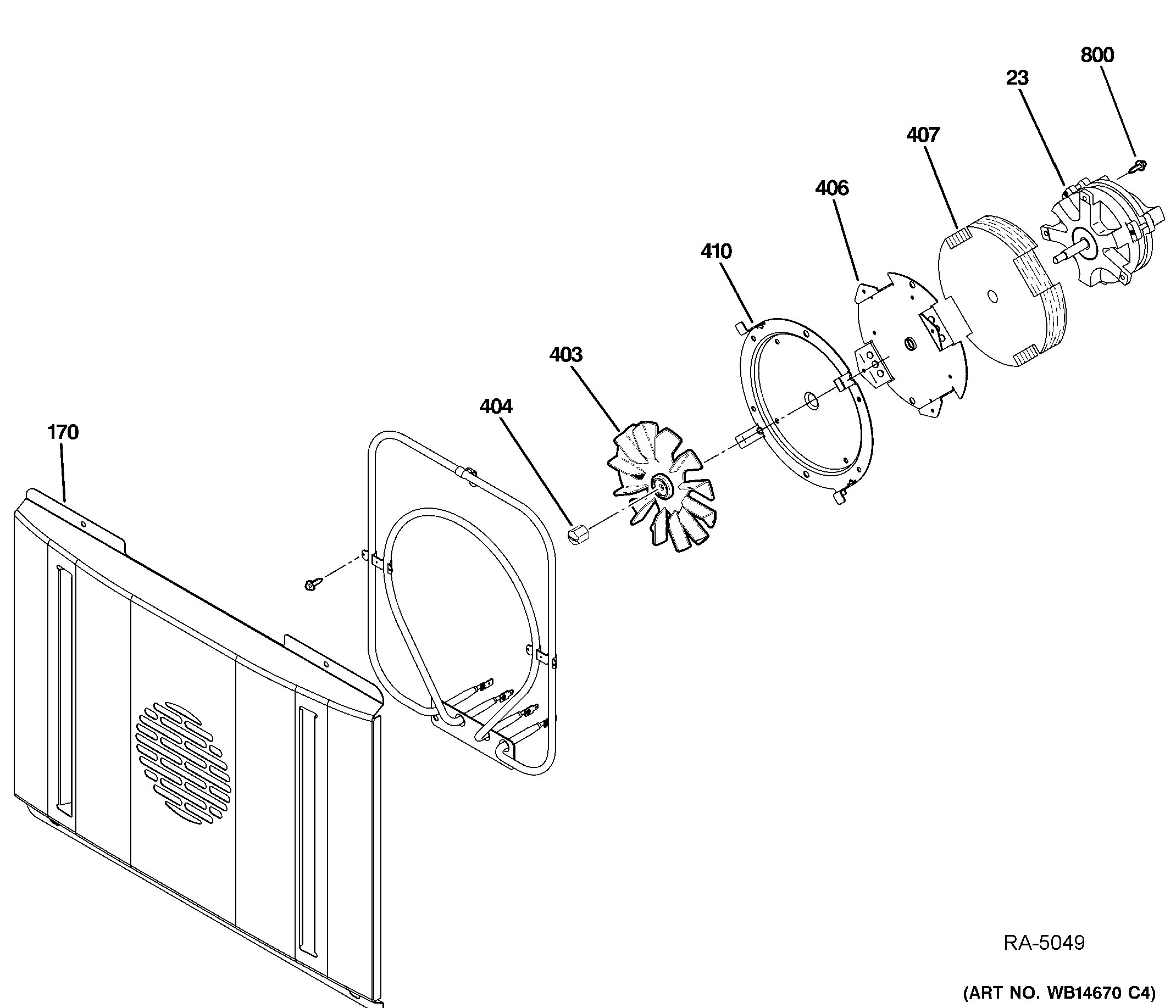 ZGP486NDR1SS Exploded View 3 appliance exploded-view parts diagram