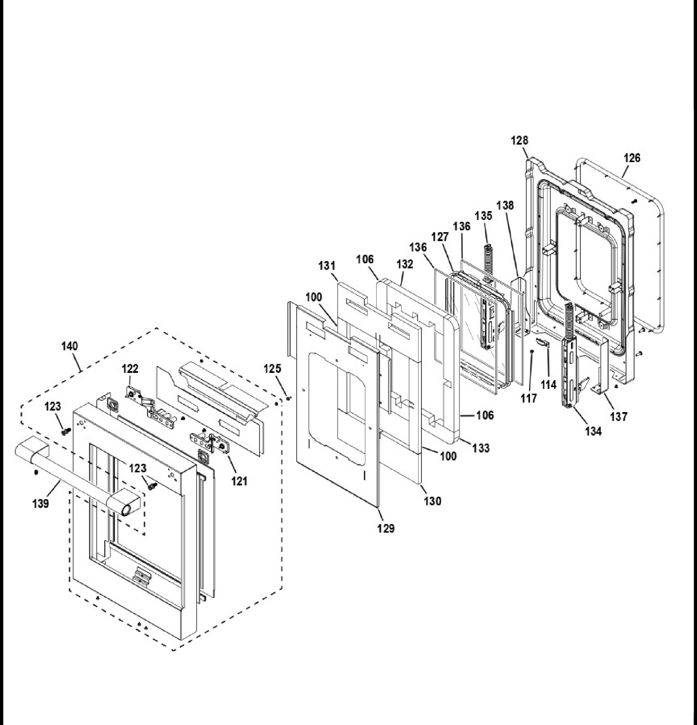 ZGP486NDT1SS Exploded View 3 appliance exploded-view parts diagram