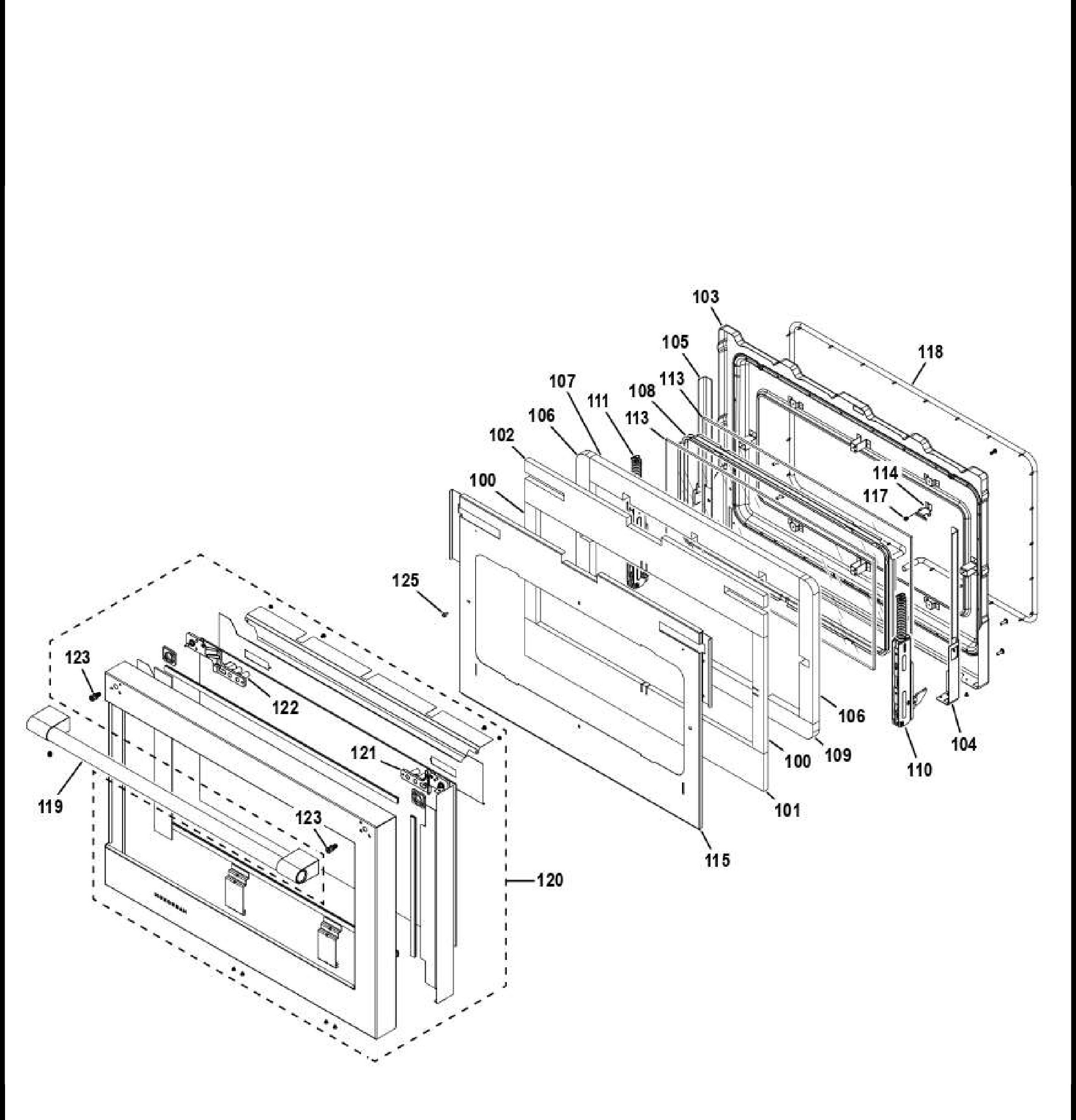 ZGP486NDT1SS Exploded View 2 appliance exploded-view parts diagram