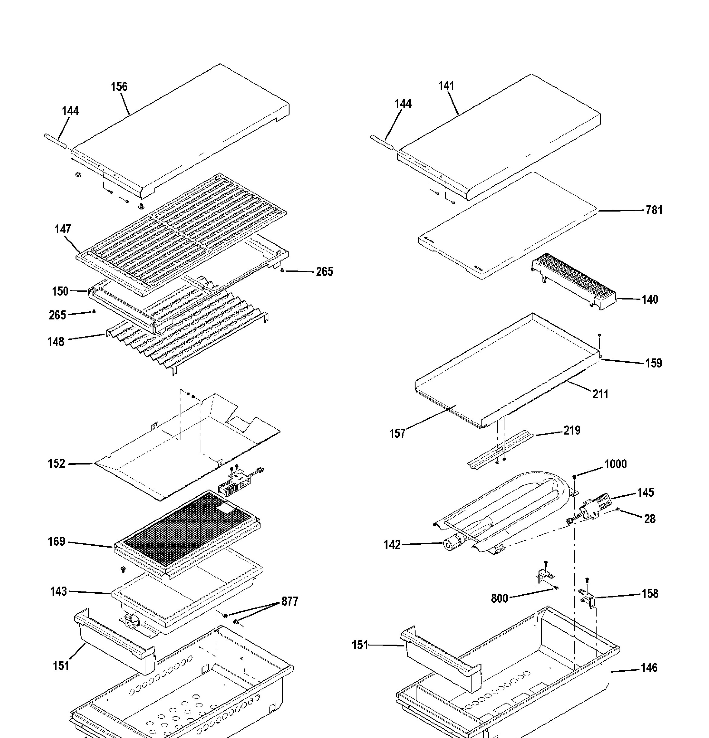 ZGU484NGP4SS Exploded View 2 appliance exploded-view parts diagram
