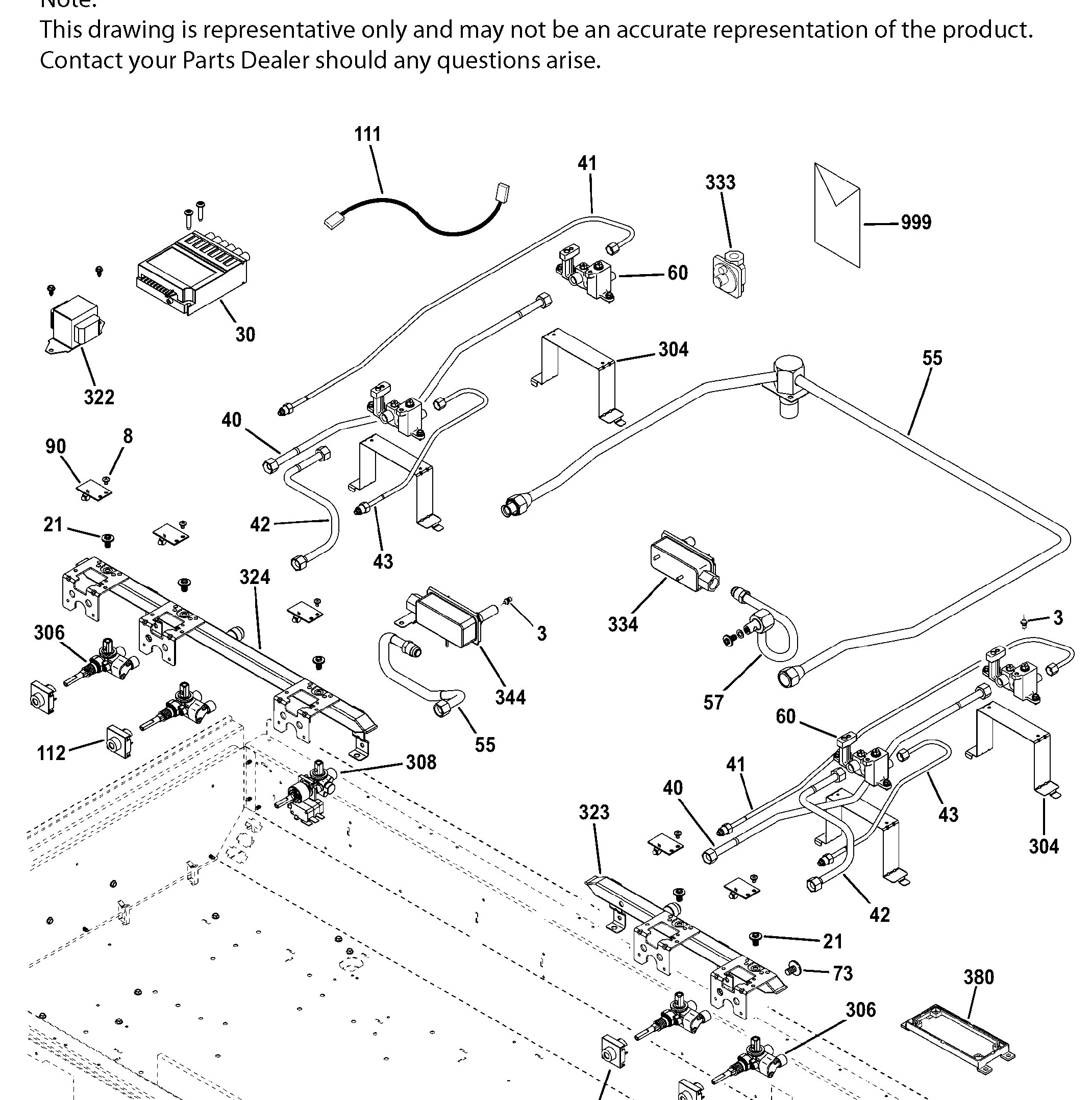 ZGU484NGP8SS Exploded View 1 appliance exploded-view parts diagram