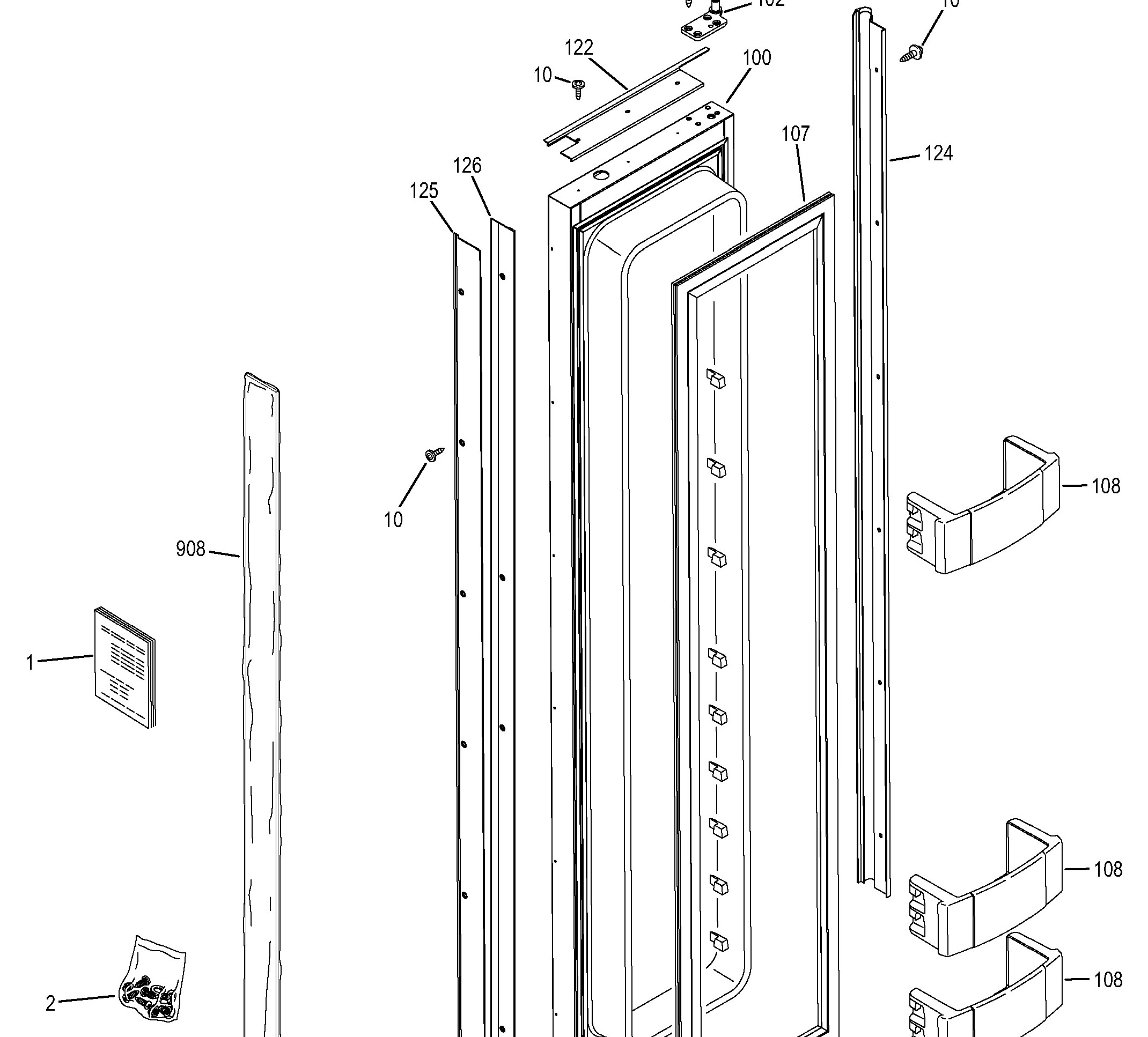 ZIS420NHA Exploded View 6 appliance exploded-view parts diagram