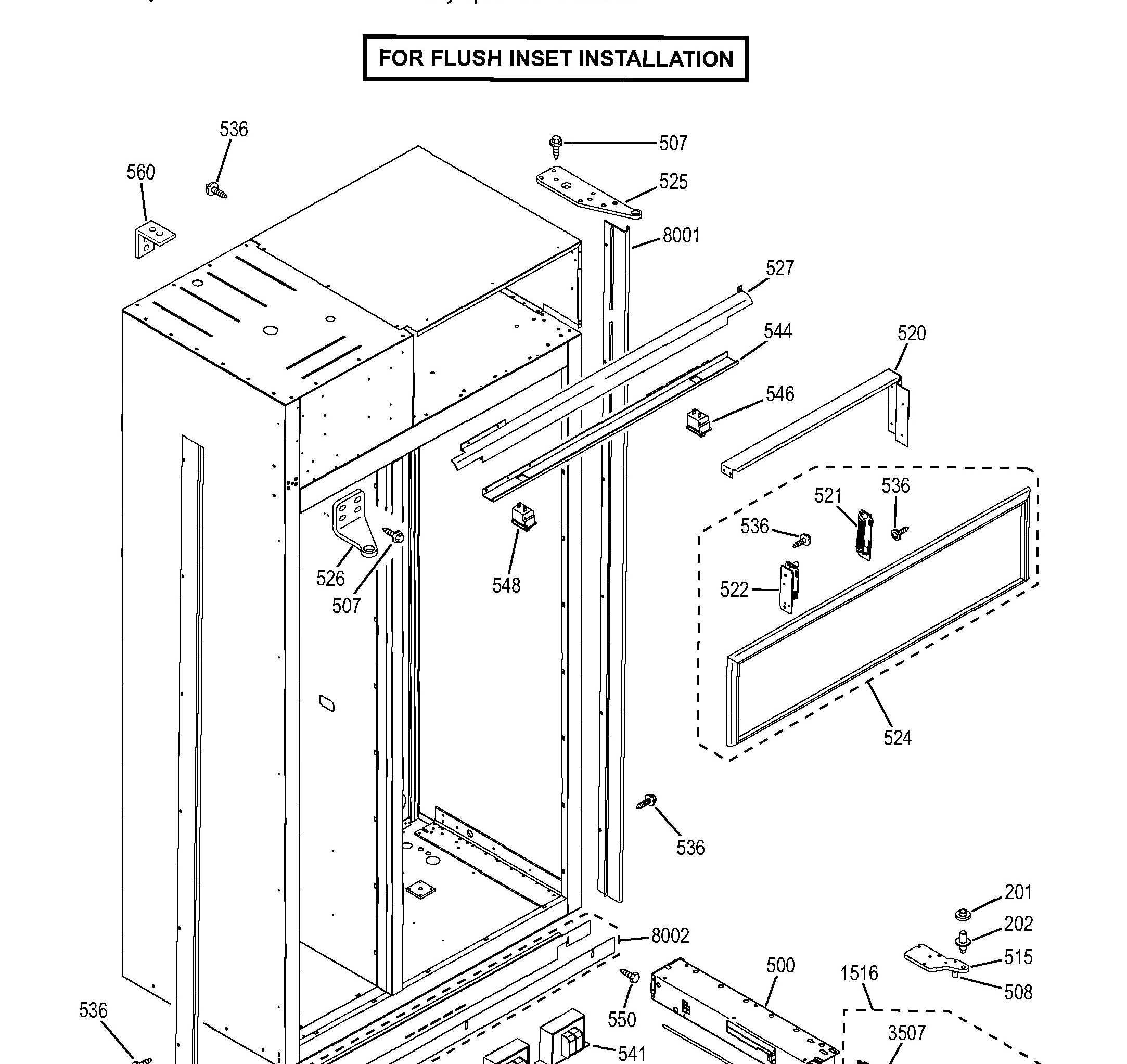 ZIS420NHB Exploded View 4 appliance exploded-view parts diagram