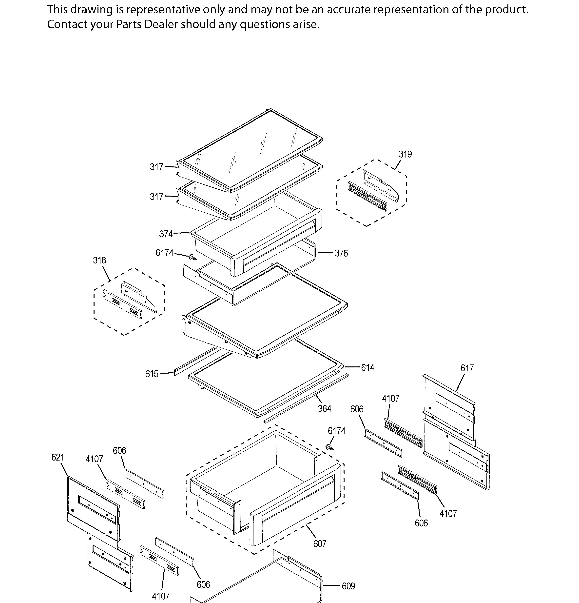 ZIS420NKC Exploded View 9 appliance exploded-view parts diagram