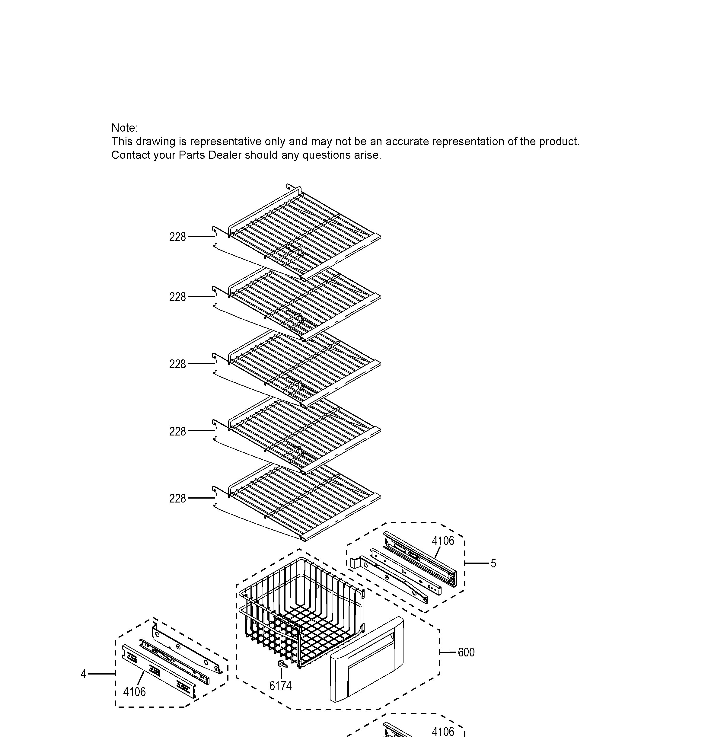 ZIS420NKC Exploded View 6 appliance exploded-view parts diagram