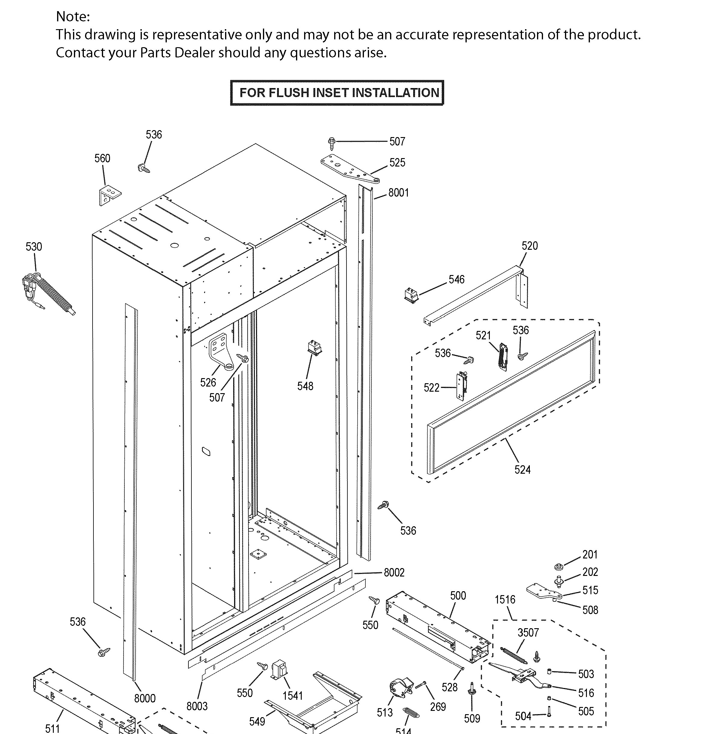 ZIS420NKC Exploded View 2 appliance exploded-view parts diagram