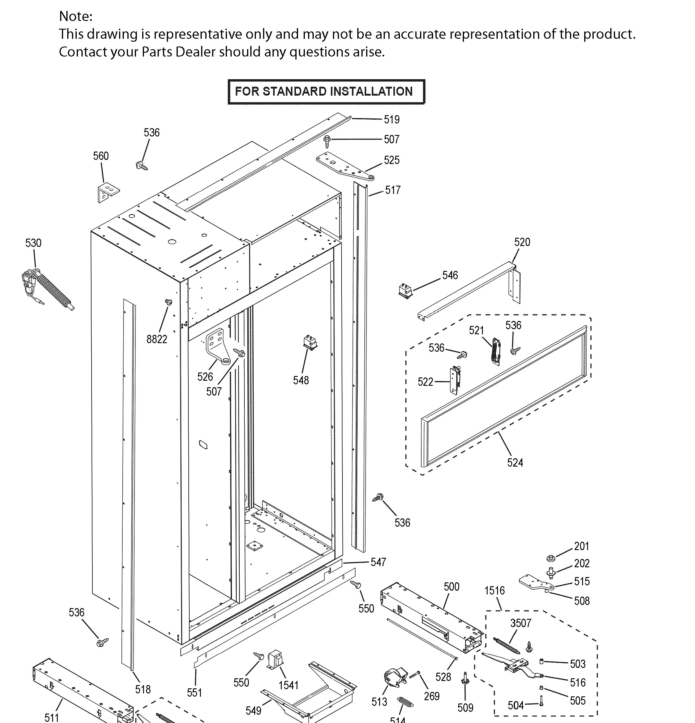 ZIS420NKC Exploded View 11 appliance exploded-view parts diagram