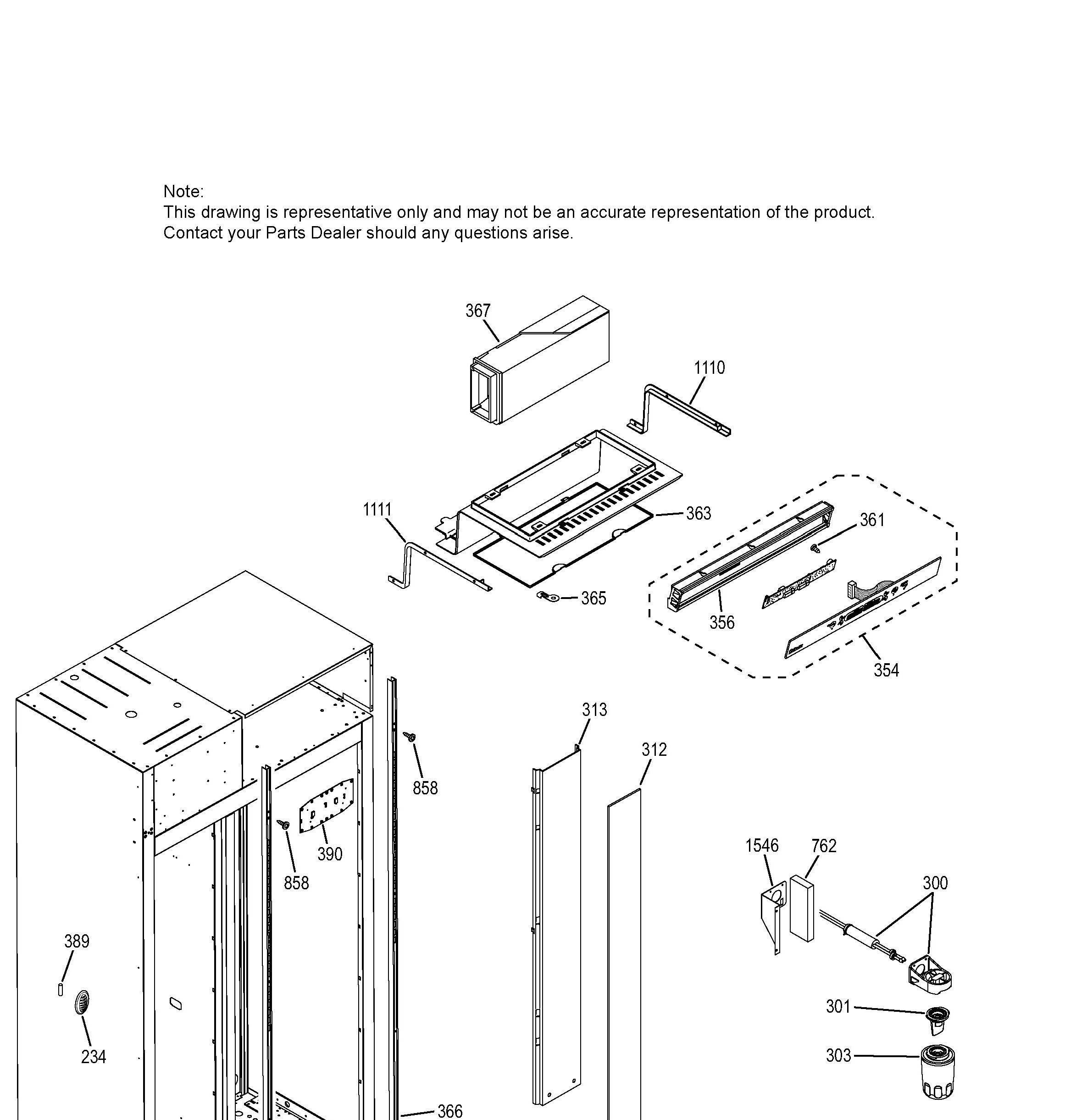 ZIS420NKC Exploded View 8 appliance exploded-view parts diagram