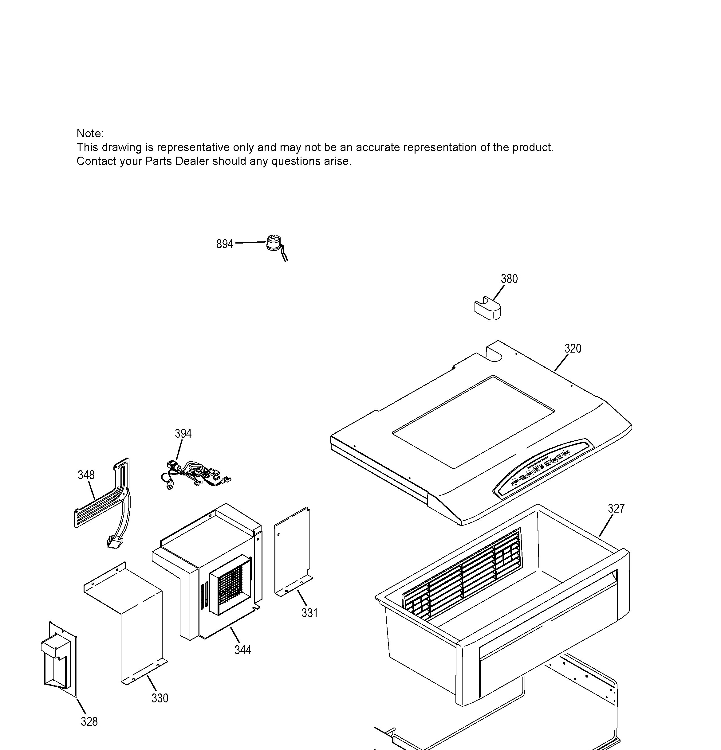 ZIS420NKC Exploded View 10 appliance exploded-view parts diagram