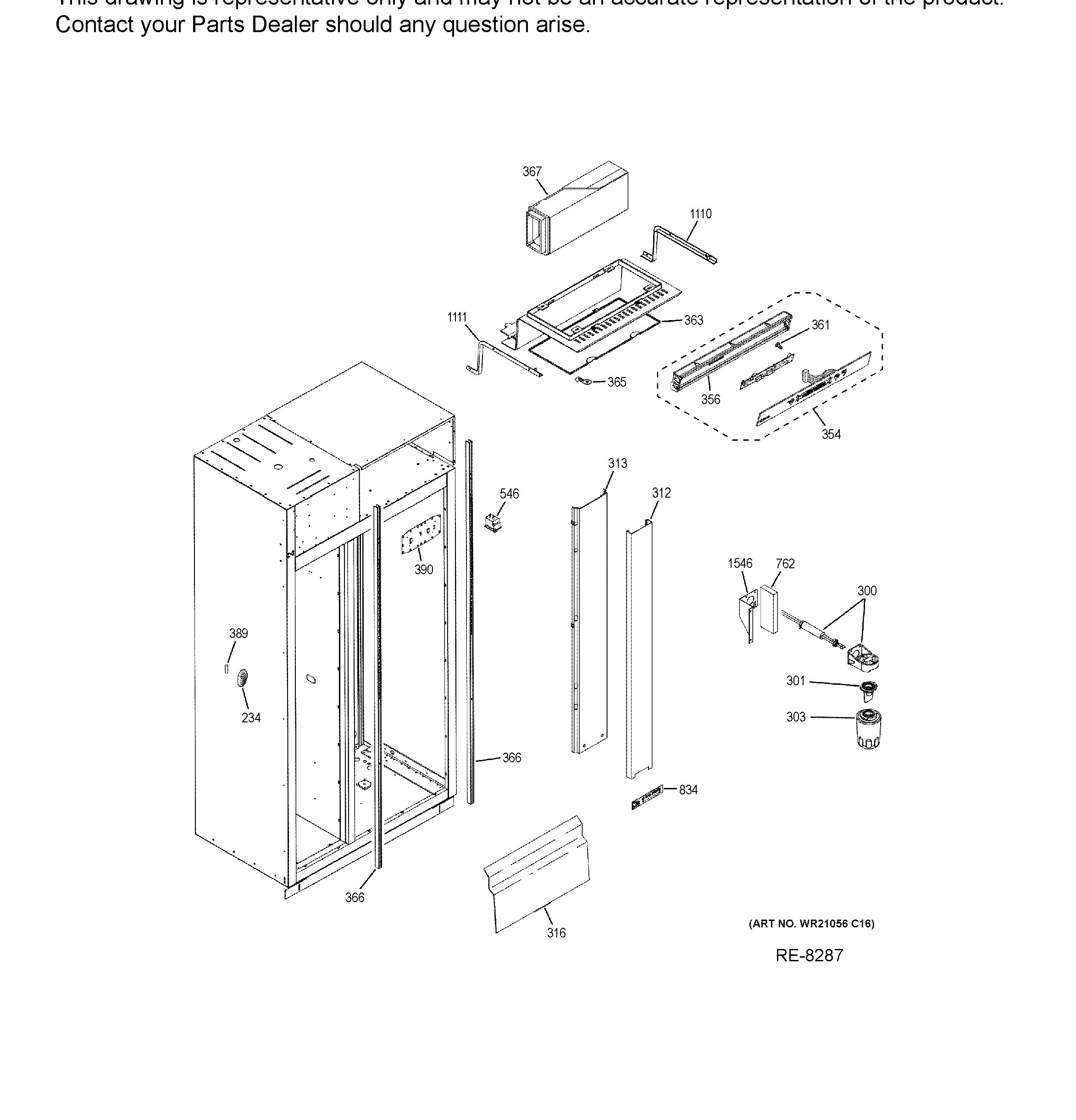 ZIS420NNBII Exploded View 6 appliance exploded-view parts diagram