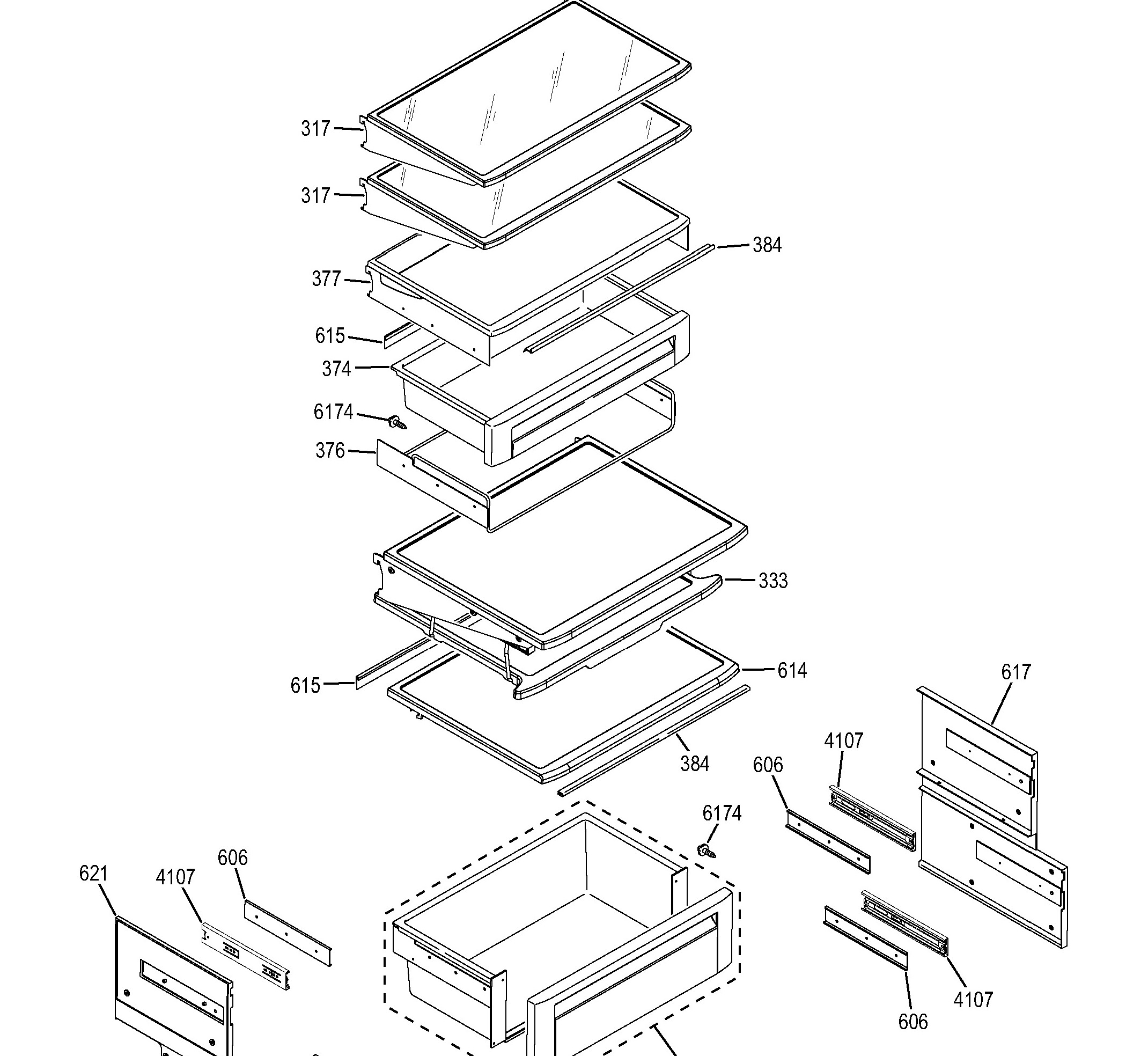 ZIS480NHB Exploded View 11 appliance exploded-view parts diagram