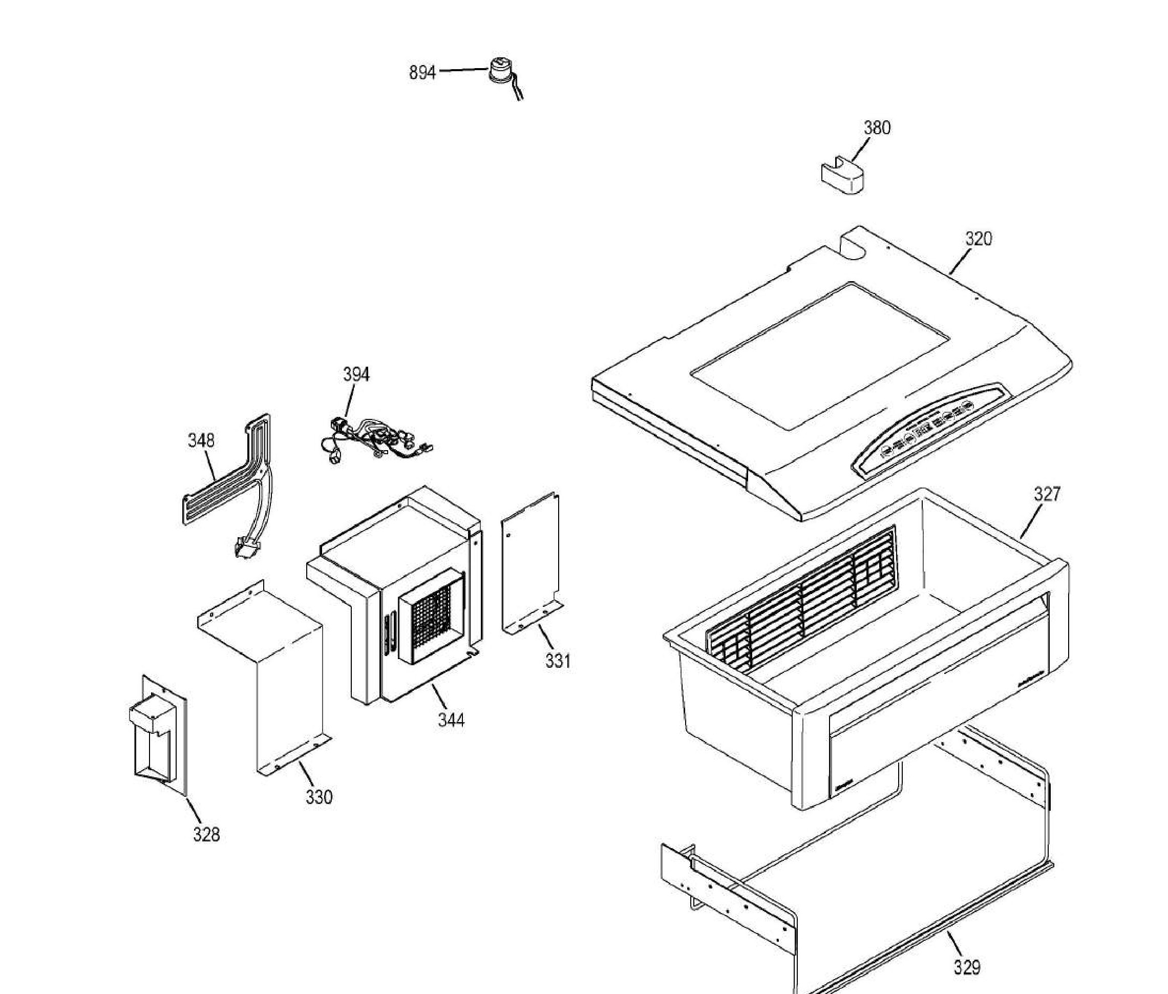 ZISB420DHA Exploded View 10 appliance exploded-view parts diagram
