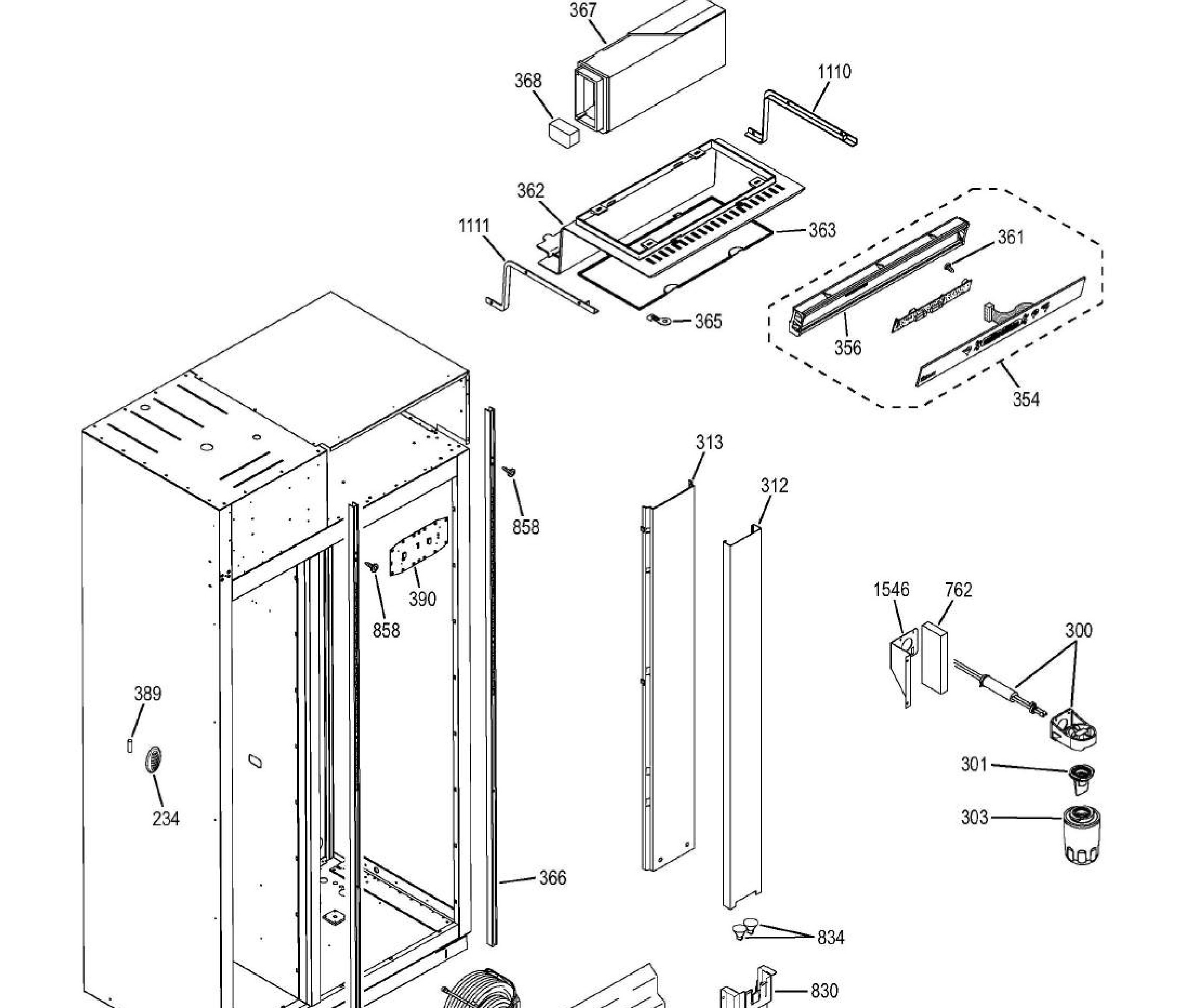 ZISB420DHB Exploded View 10 appliance exploded-view parts diagram
