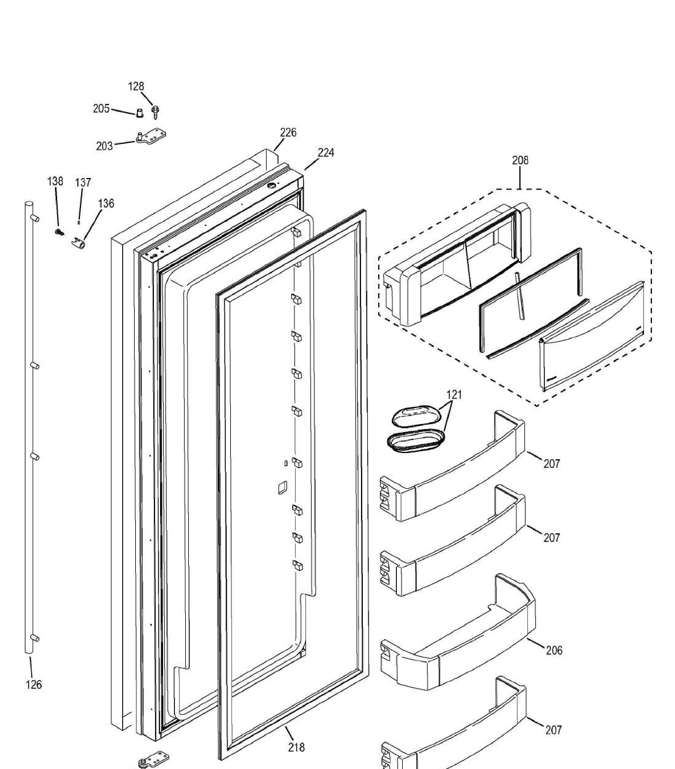 ZISS420DHASS Exploded View 1 appliance exploded-view parts diagram