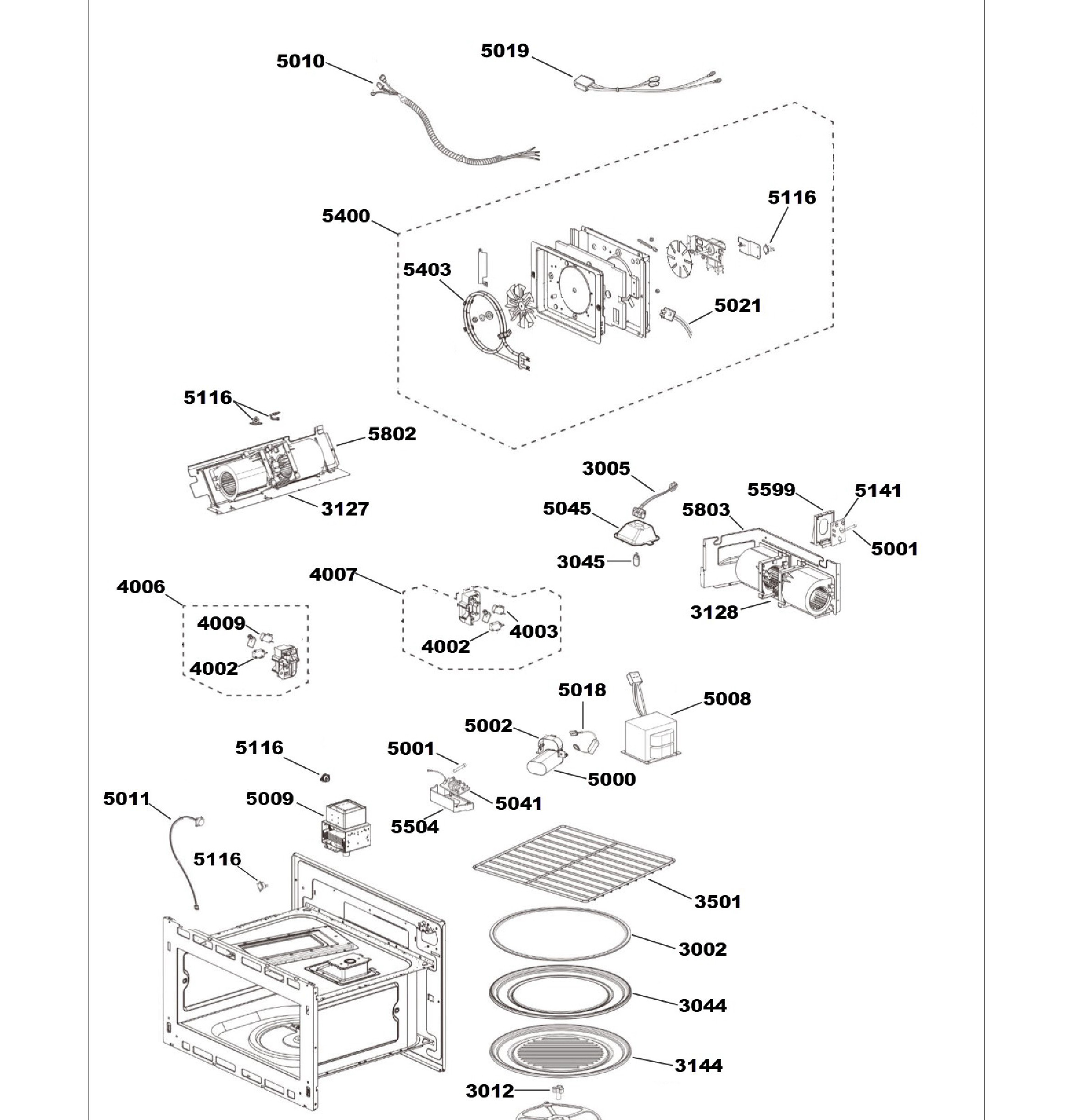 ZSB9232N1SS Exploded View 3 appliance exploded-view parts diagram
