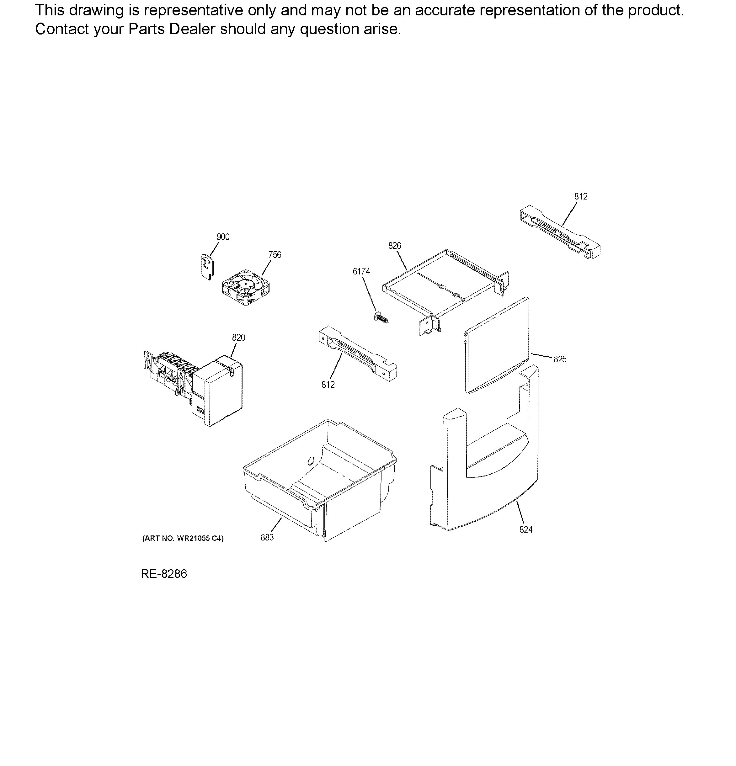 ZWE23ESNDSS Exploded View 11 appliance exploded-view parts diagram