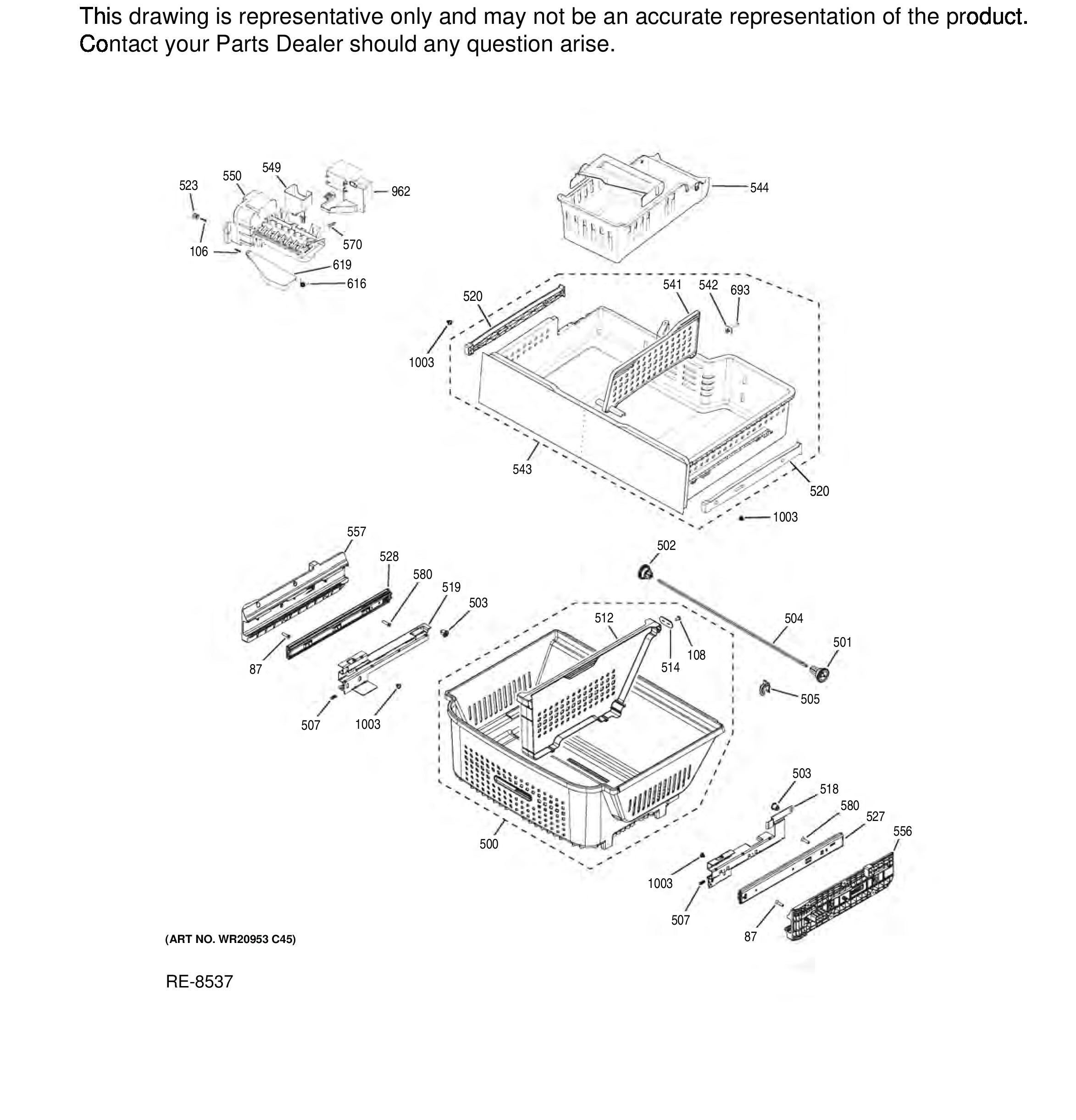 ZWE23PSNFSS Exploded View 5 appliance exploded-view parts diagram