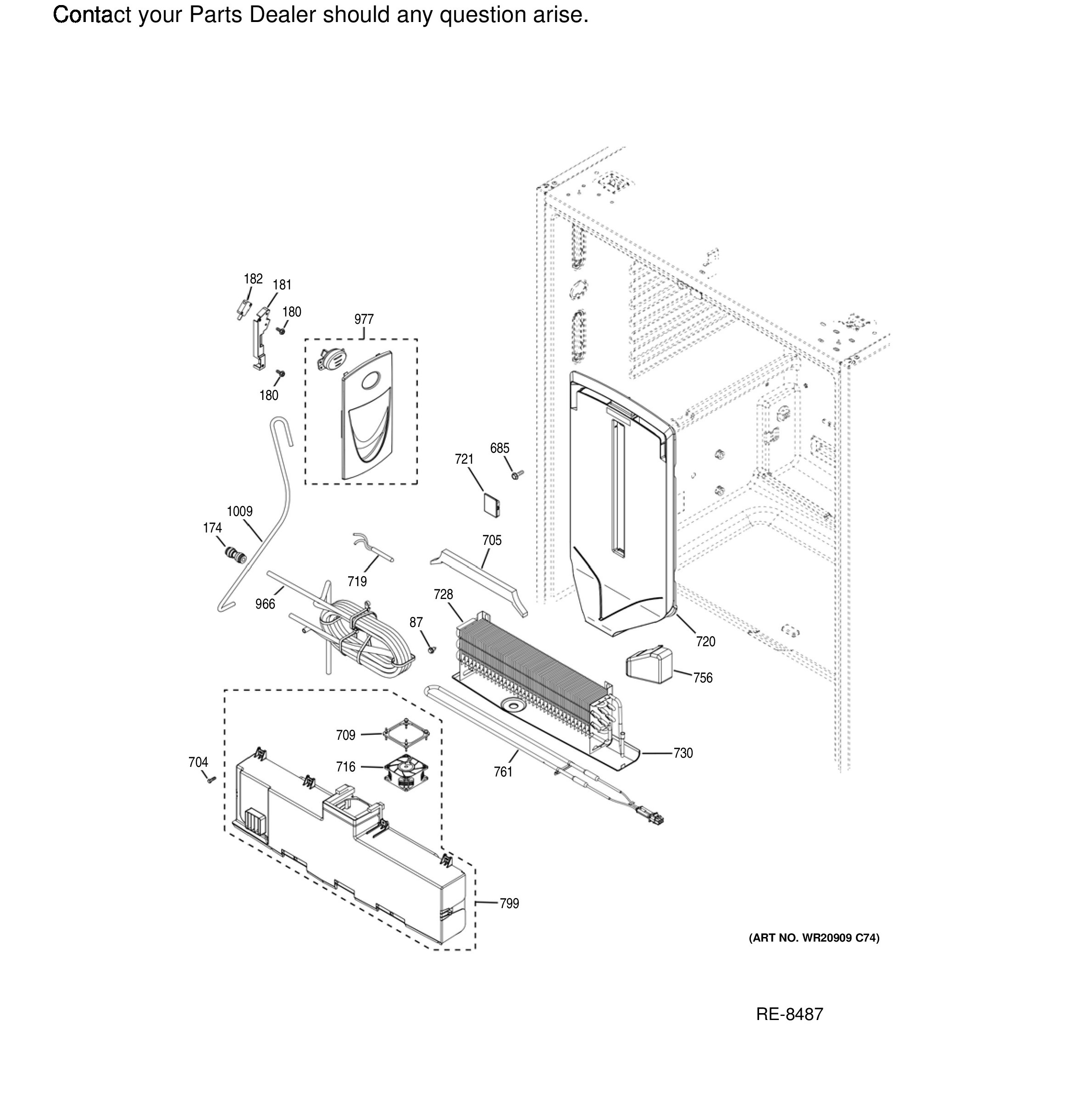 ZWE23PSNFSS Exploded View 9 appliance exploded-view parts diagram